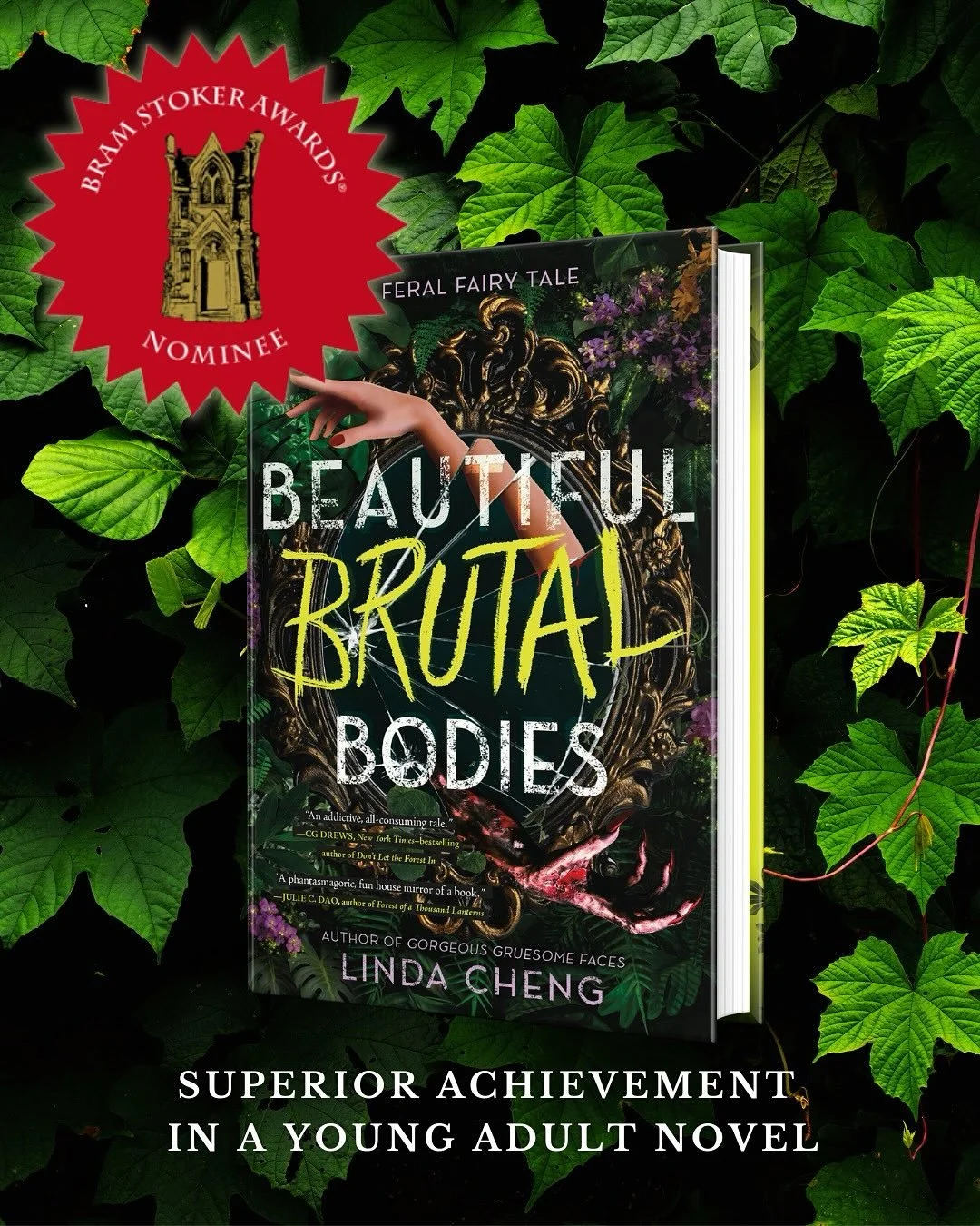 BEAUTIFUL BRUTAL BODIES IS A BRAM STOKER AWARDS FINALIST FOR YOUNG ADULT FICTION!! I MAY NEVER STOP SCREAMING!!!!!!! 😱😱😭😭😭

Thank you to the HWA @thehorrorwritersassociation, my pub team, and my writing community for helping me survive the proce