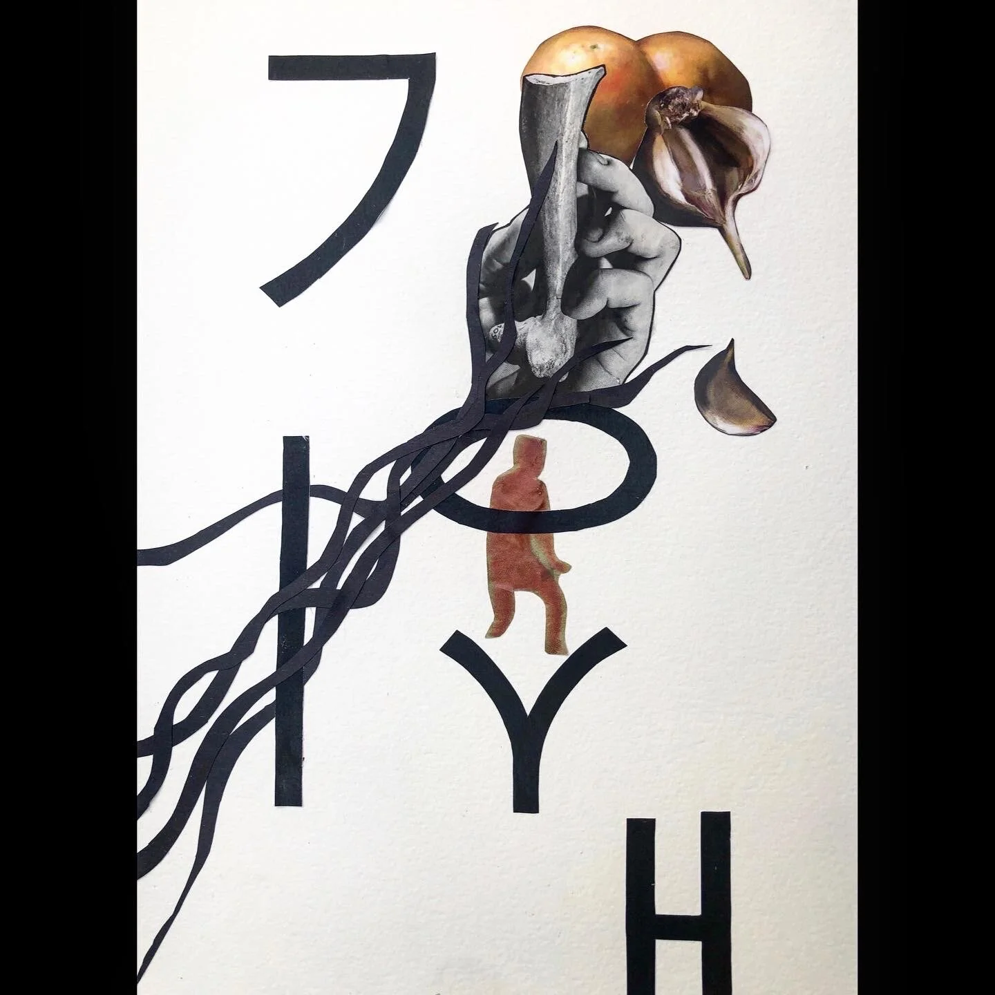 "기생" (Gisaeng) / PAPER COLLAGE / 2020