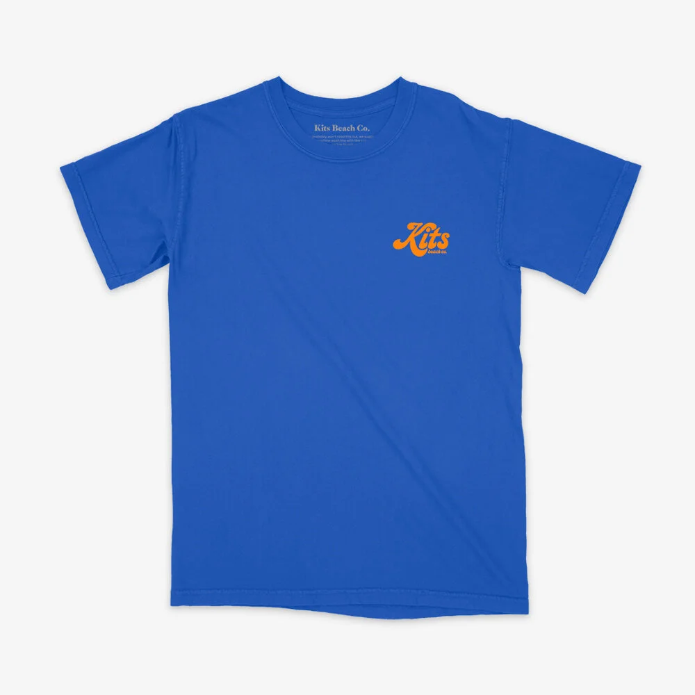 Cornwall Tee - Royal/Orange