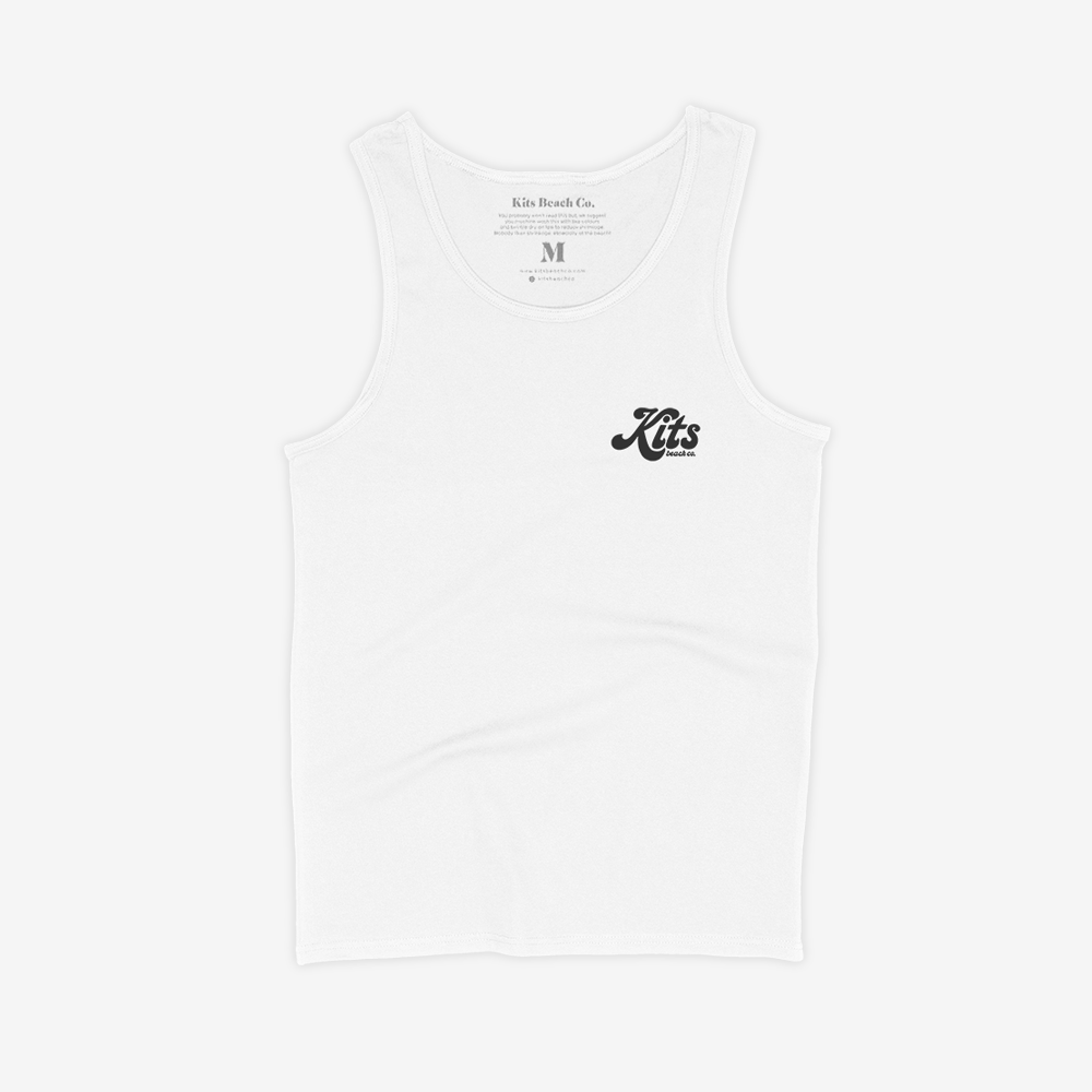 Cornwall Tank - White/Black