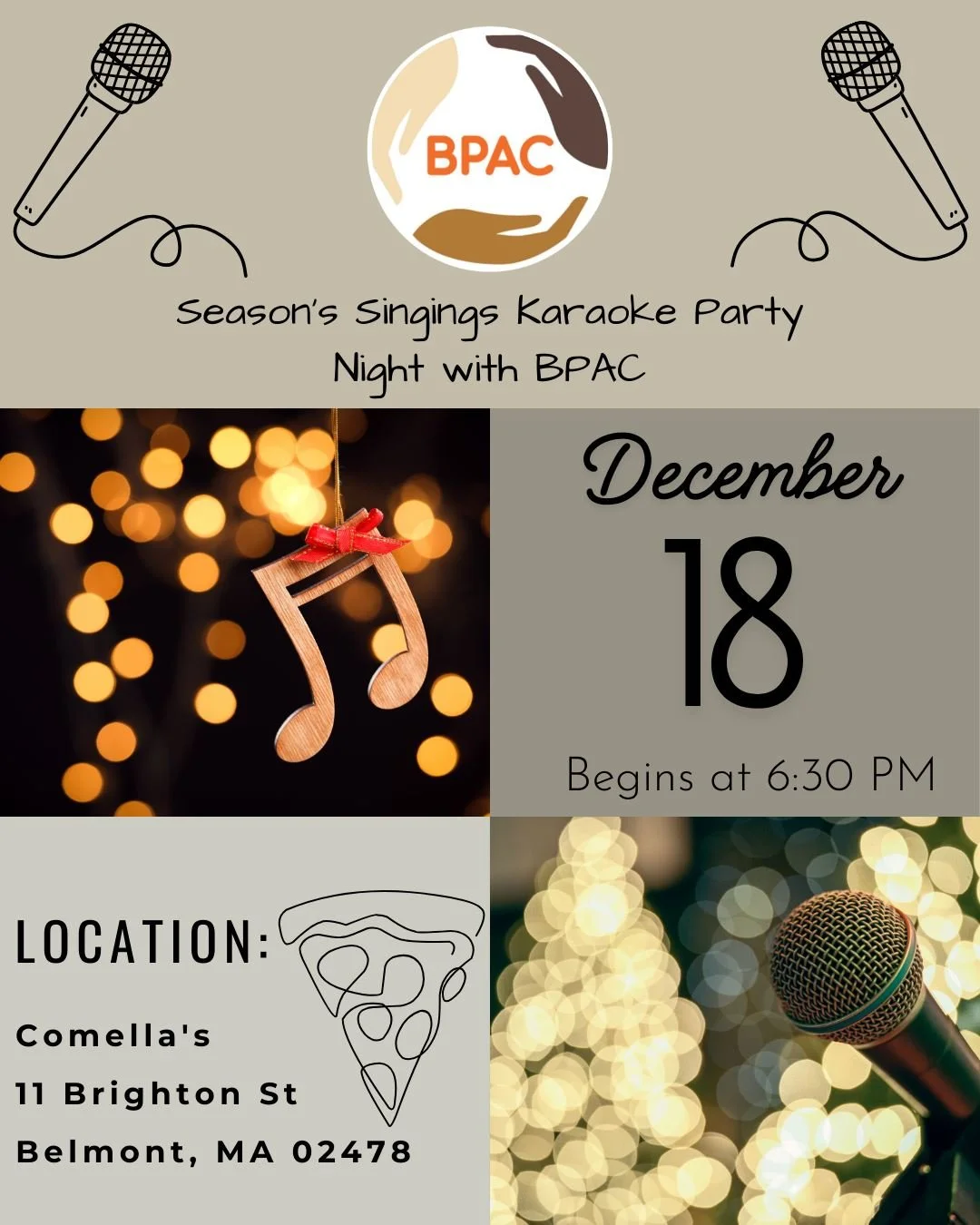 Season’s Singings Karaoke Night