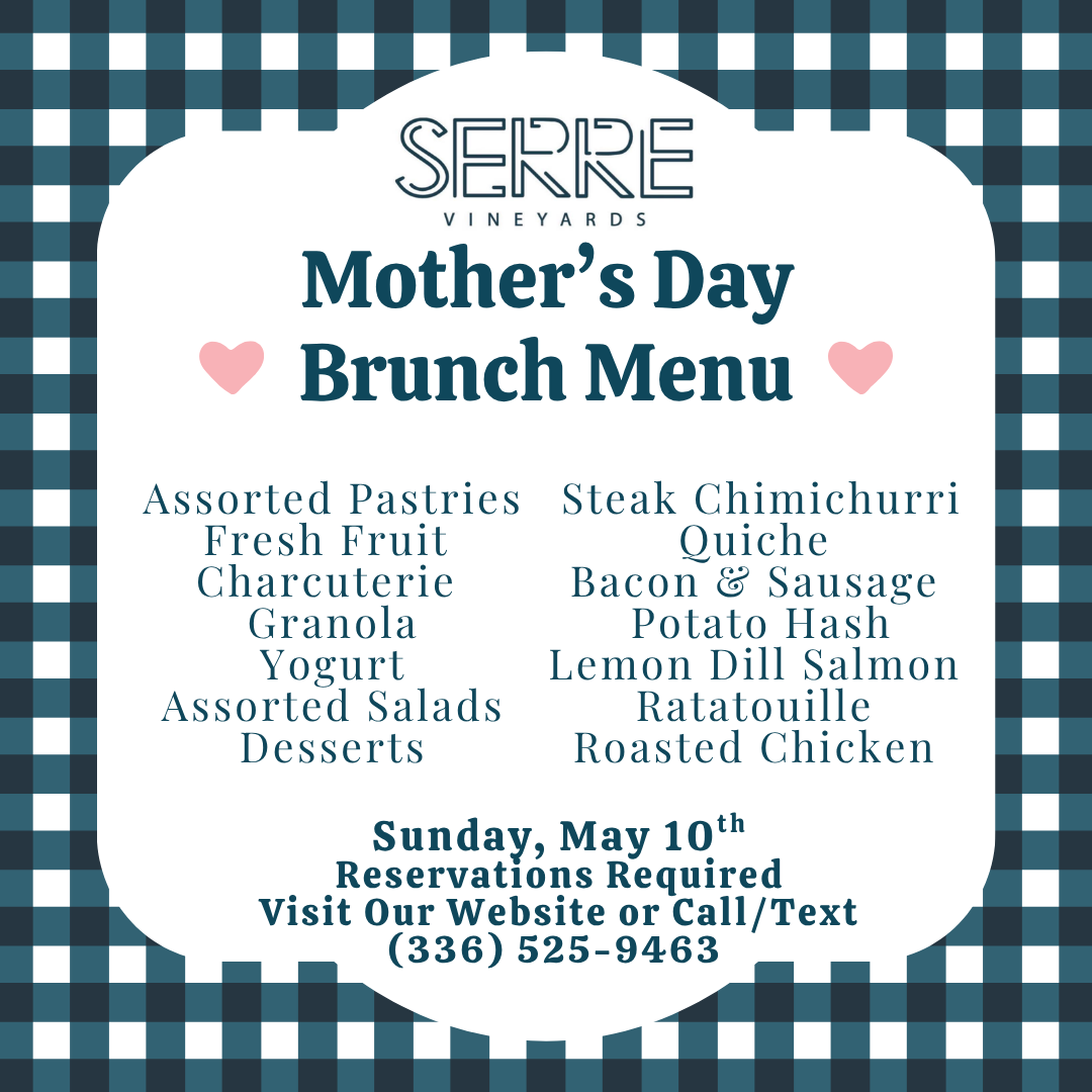 Mother’s Day Brunch! We Are Open Today! 12-8PM