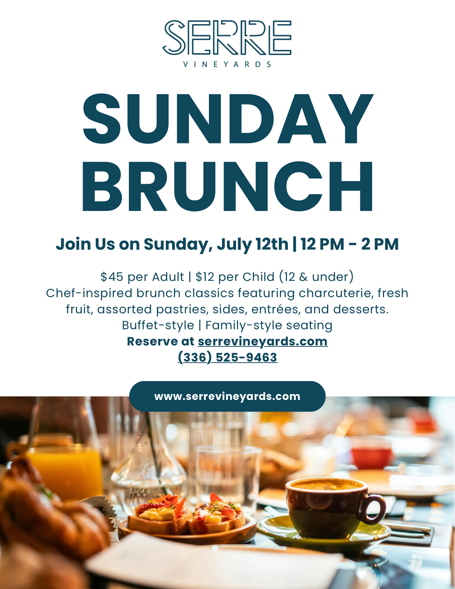 Sunday Brunch! We Are Open Today! 12-8PM