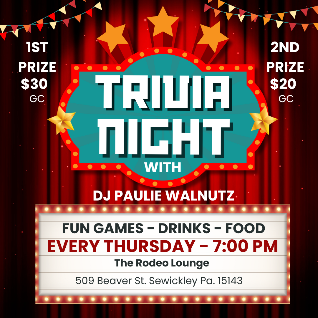 Trivia Night with DJ Paulie Walnutz