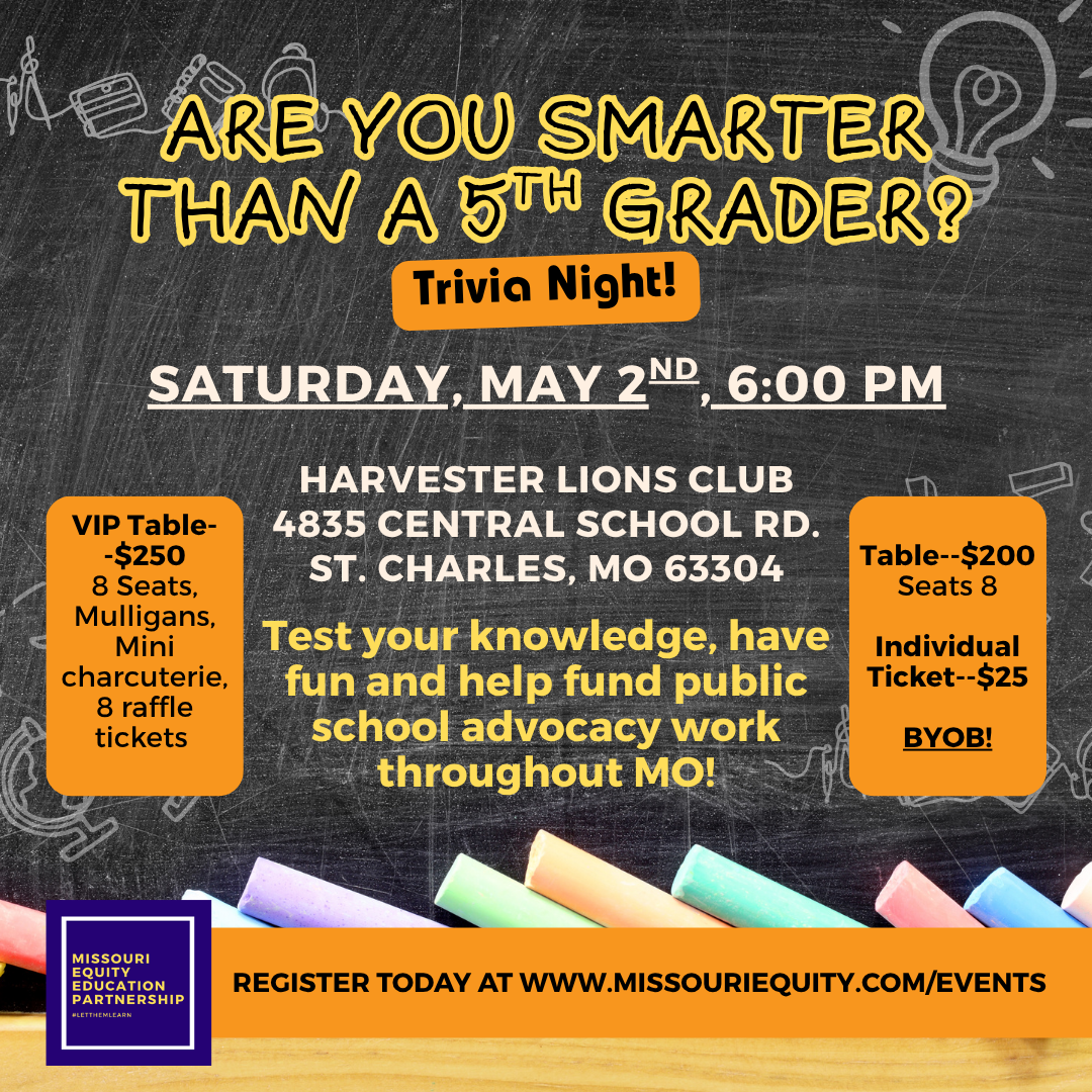 Are You Smarter Than a Fifth Grader? Trivia Night