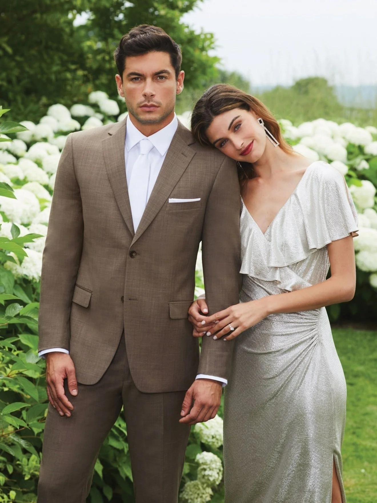 Mid Brown Stretch Suit by Ike Behar.jpg