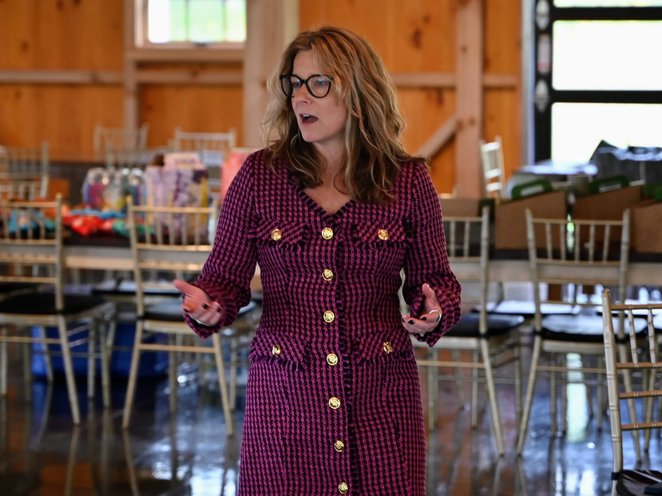 Dina Pancoast facilitating an ideation workshop