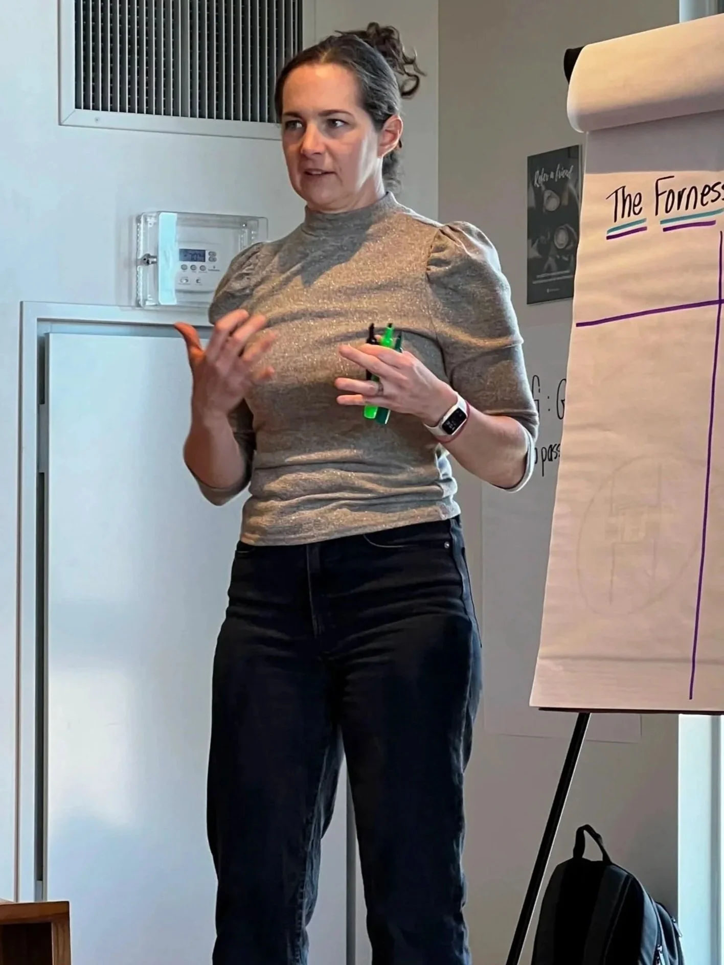 Monica Grant ITG Facilitator leading an innovation kickoff