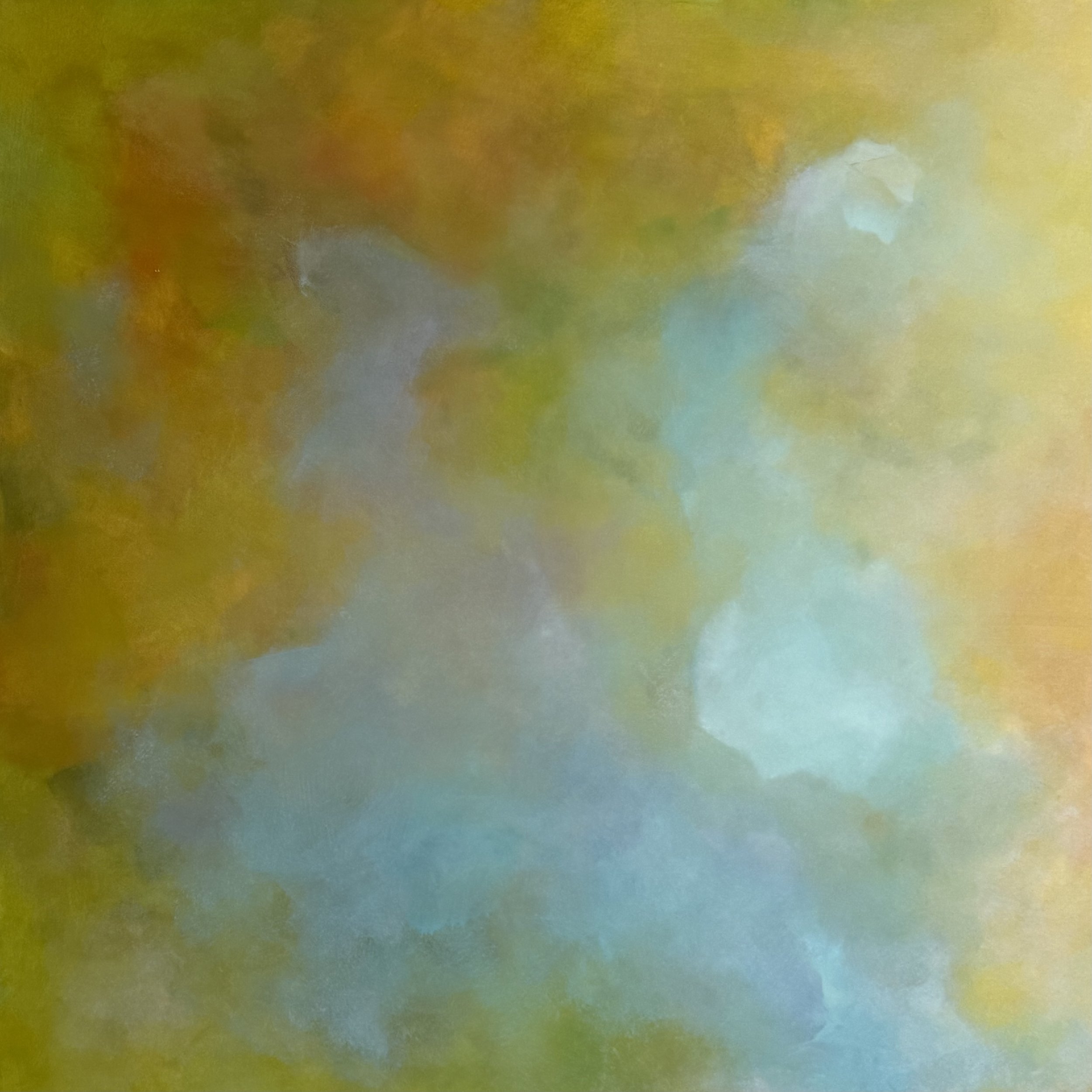 Sunbeams Adrift, oil on panel, 36" x 36" x 2"