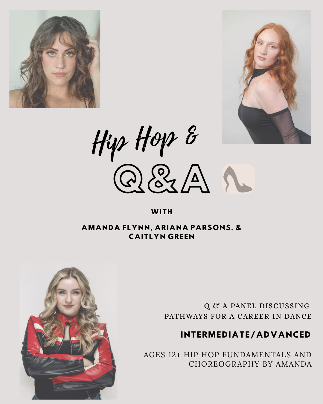 Hip Hop & Heels Intensive ONLY HIP HOP and Q&A