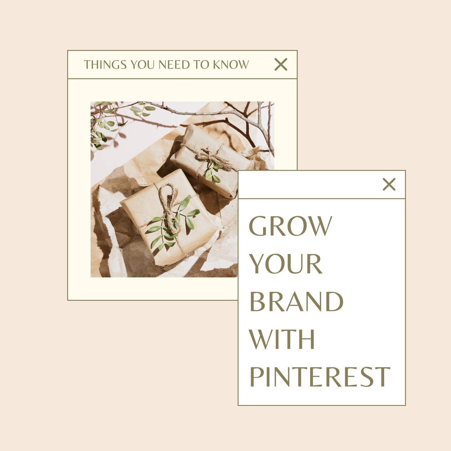 If you're not using Pinterest to grow your brand, now's the time to start.⁠
⁠
The wonderful thing about Pinterest is: as a search engine, it does not rely on follower count, but relies on keywords. ⁠
⁠
This is important because if you want to get fou