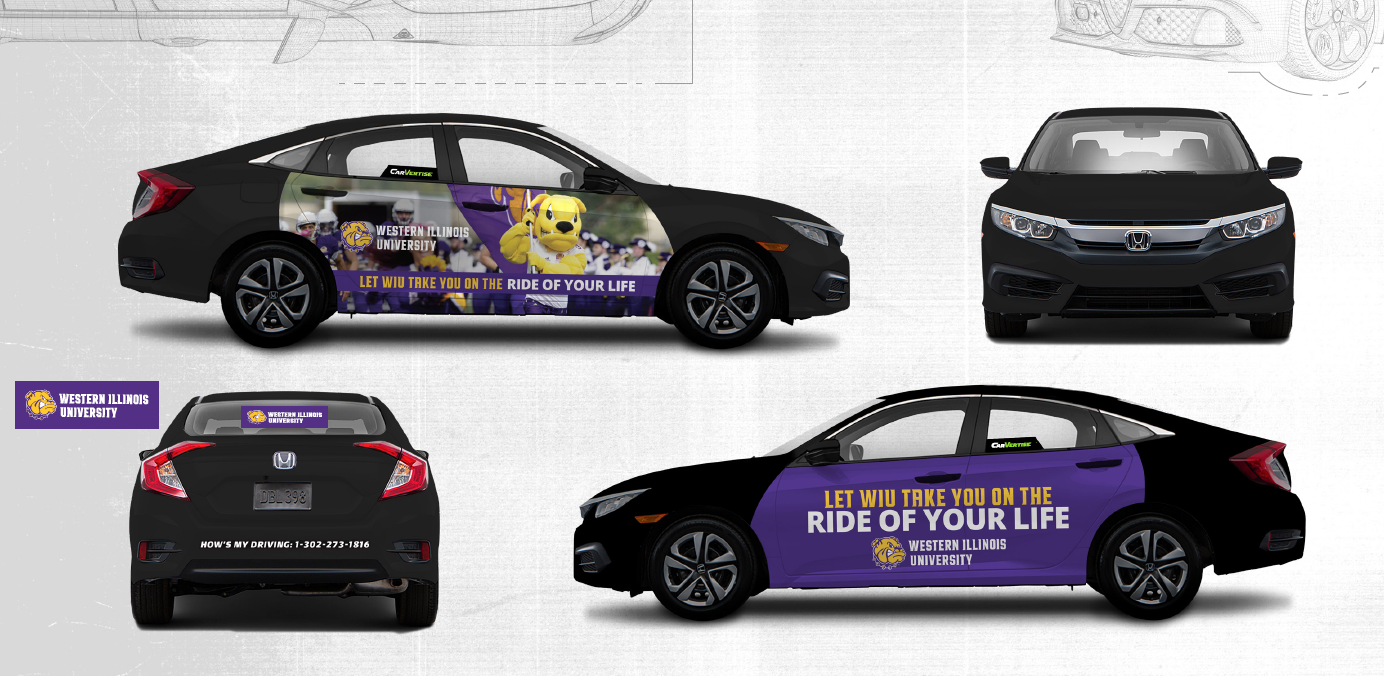 Uber Advertising in select locations in Chicago