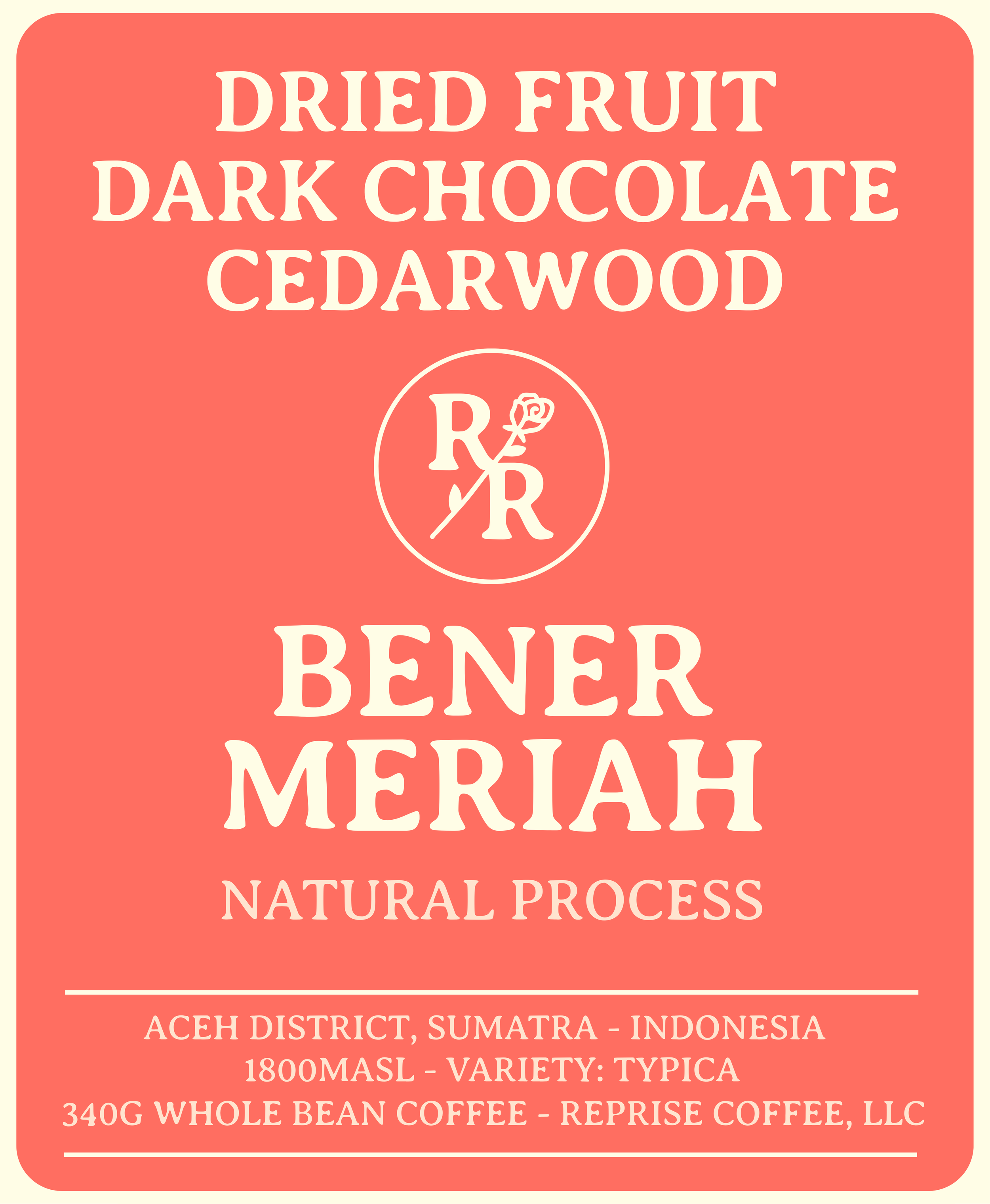 Bener Meriah [Sumatra, Aceh] [Natural Process]