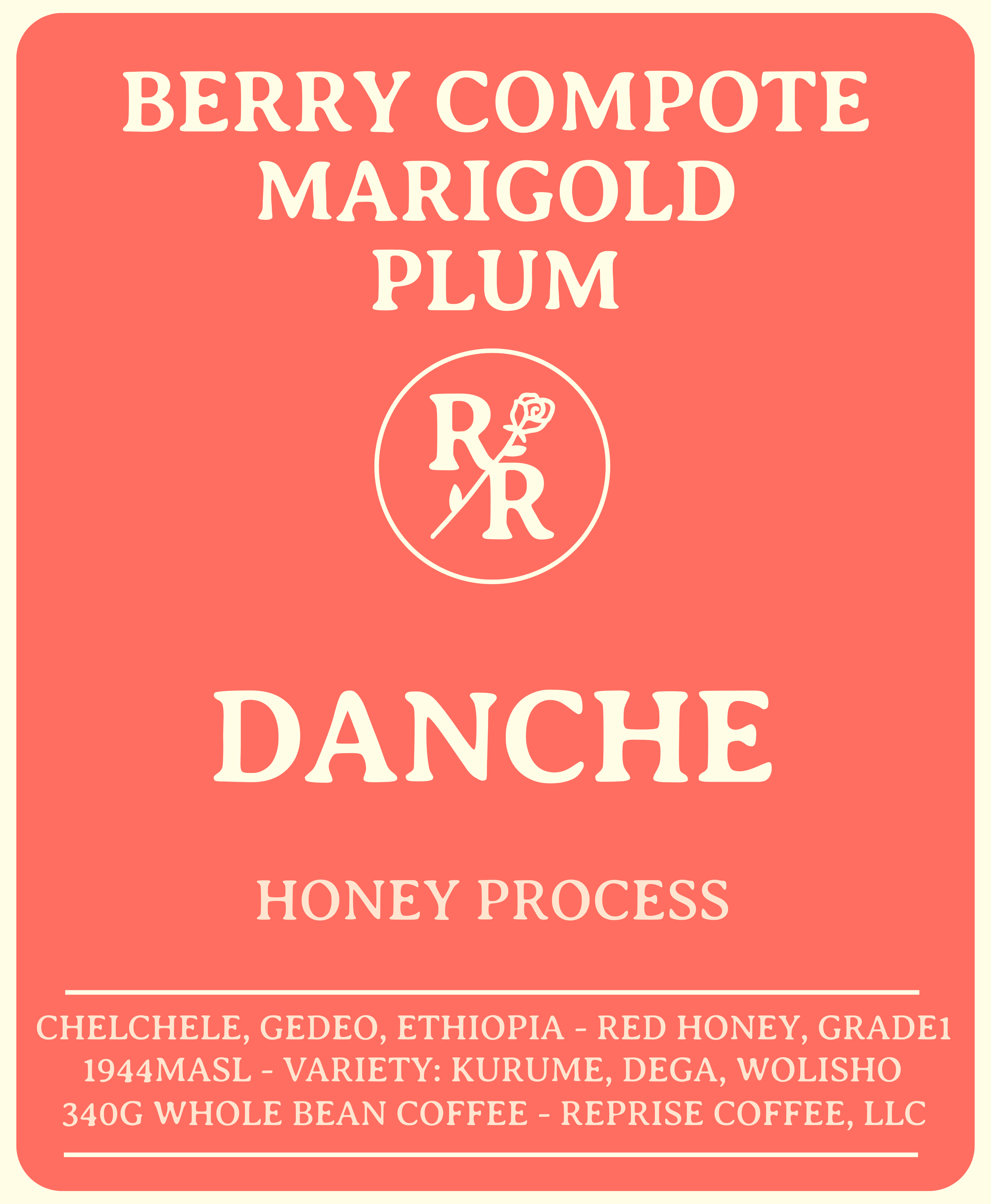 Danche [Ethiopia, Gedeo] [Honey Process]