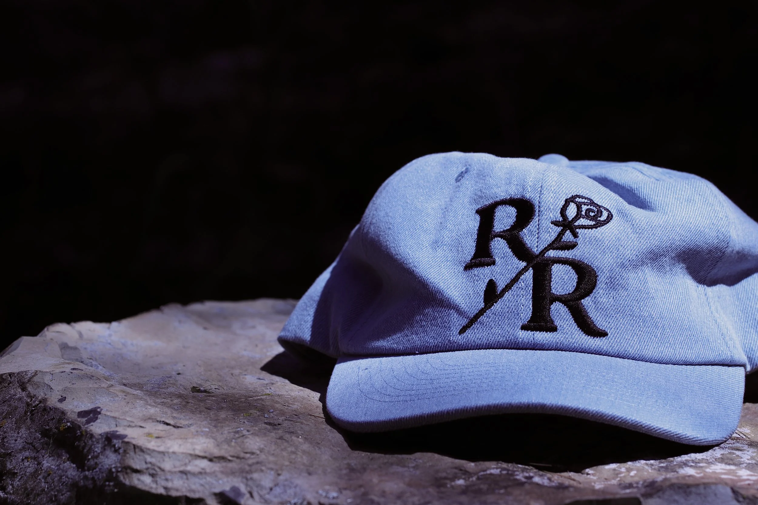 Light Denim - RR Embroidered Snapback Hat