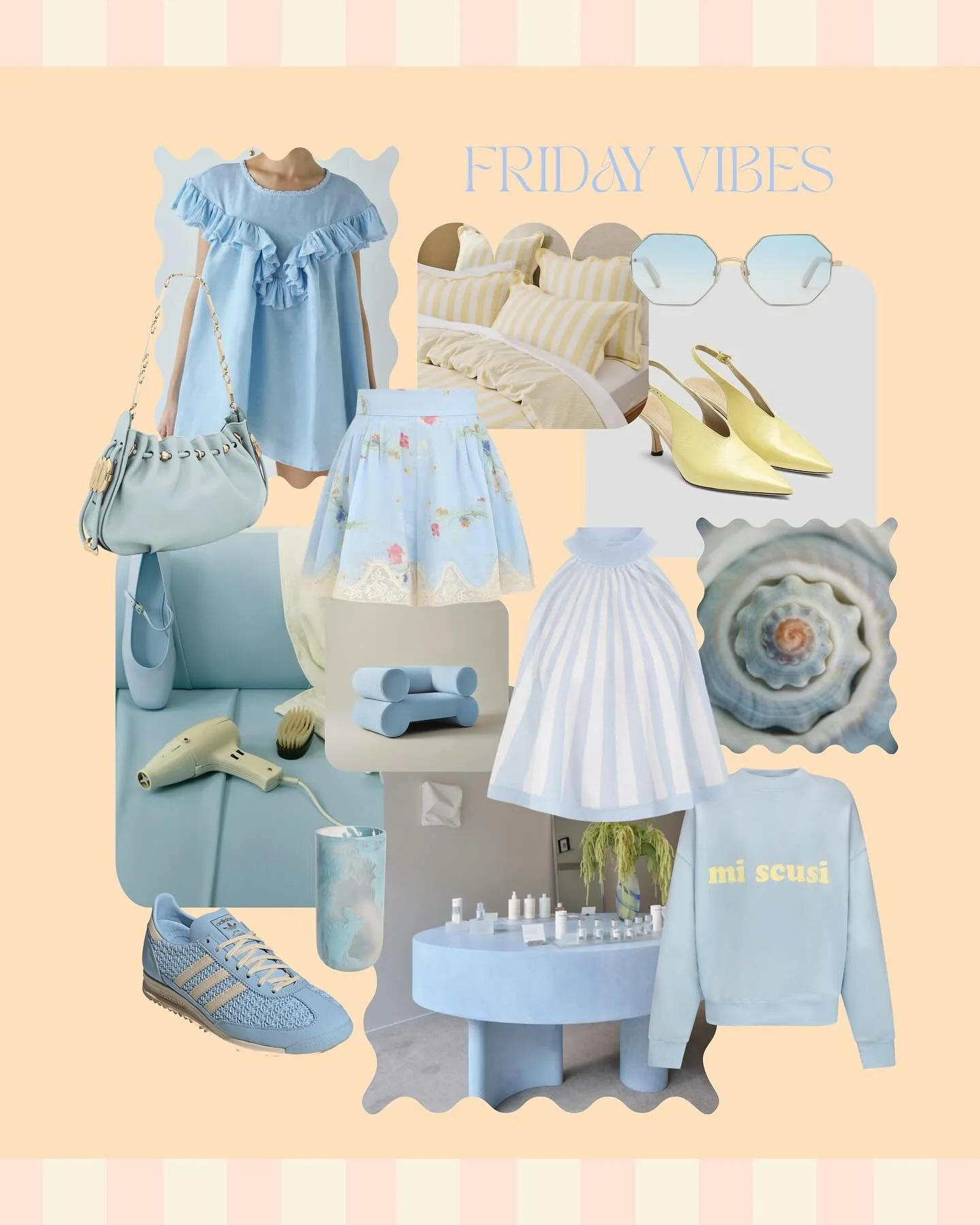 Completely obsessed with blue, maybe even almost as much as pink! 🙈 Happy Friday lovelies 💙