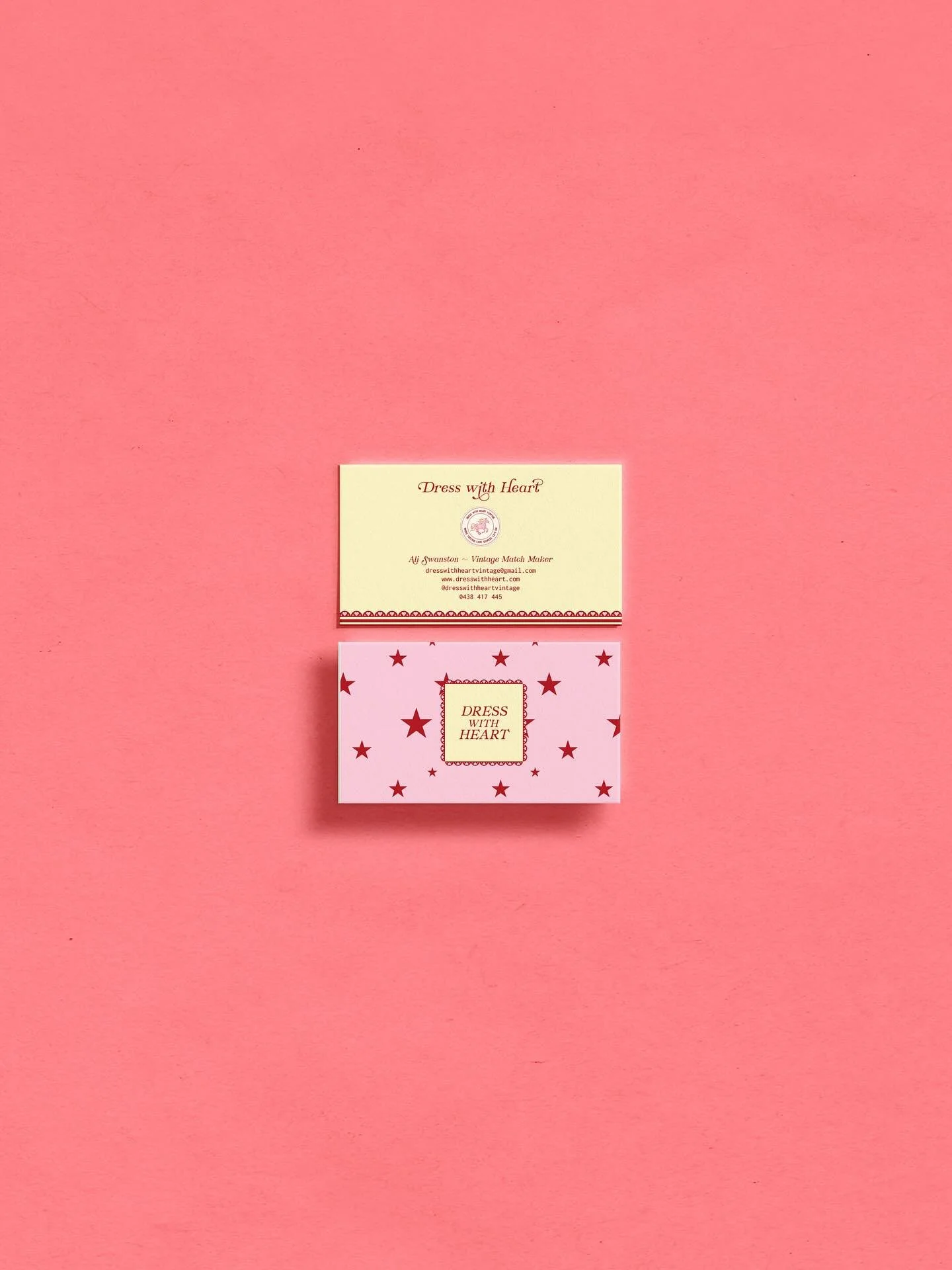 Brand collateral of dreams 🥰💙 From mockup to real life, so in love with all the details for @dresswithheartvintage