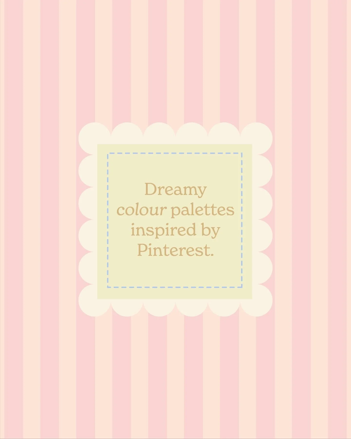 Pinterest scrolling had me creating colour palettes in my head so I had to get them out 🥰