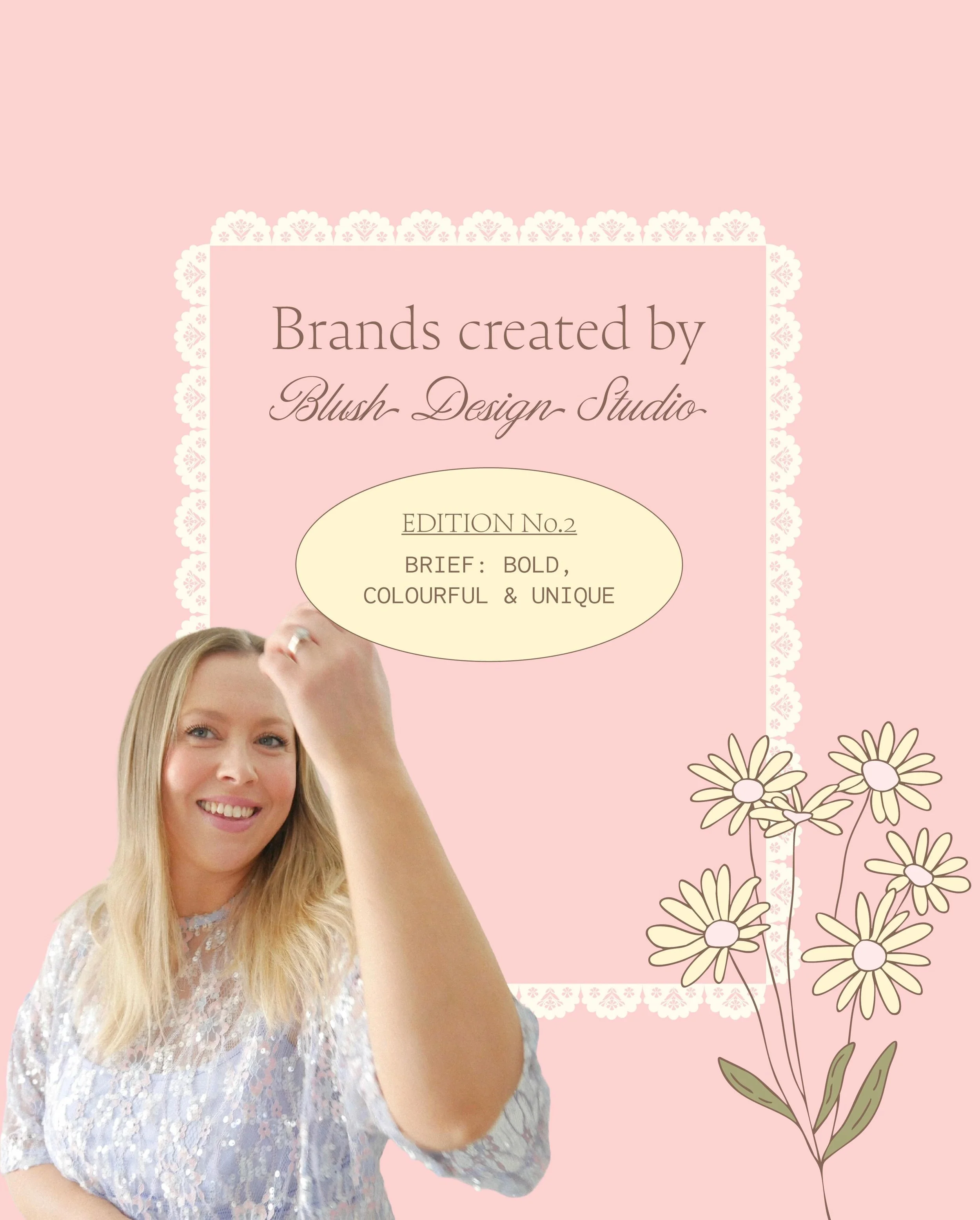 From the Blush studio archives, edition number TWO! For the brands the brief was bold, fun, unique and colours that make you stand out from the crowd. One of my favourite briefs to work with 🥰 

If you would love to work with me, July and August are