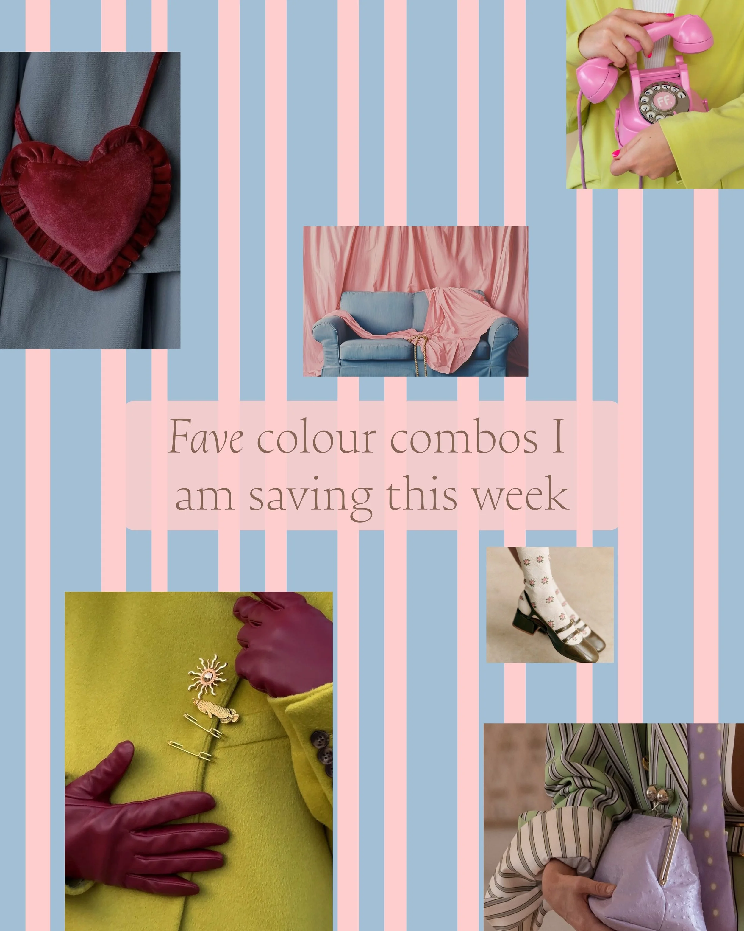 I am obsessed with a good colour combo. Which one is your fave??

All images via Pinterest