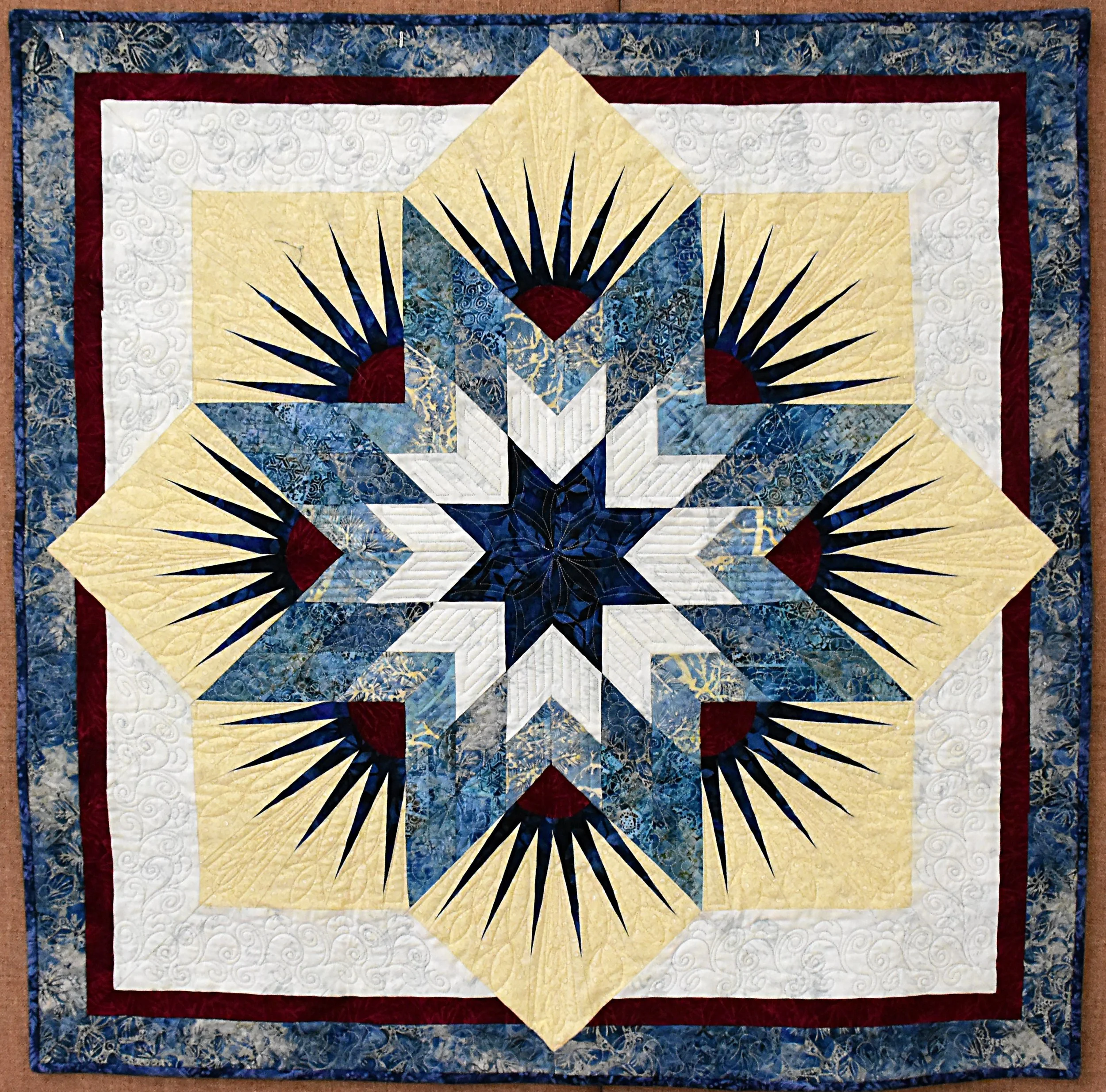 O Beautiful Star, 37_ x 37_, Alice Hill