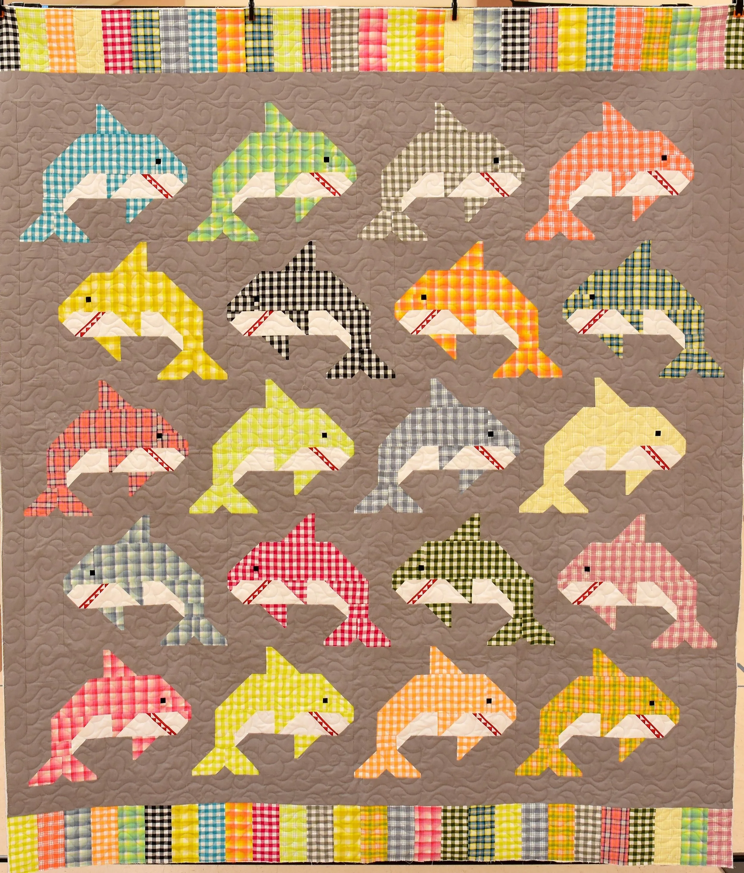 Baby Shark, 77” x 90”, Angie Gardner, Live Auction