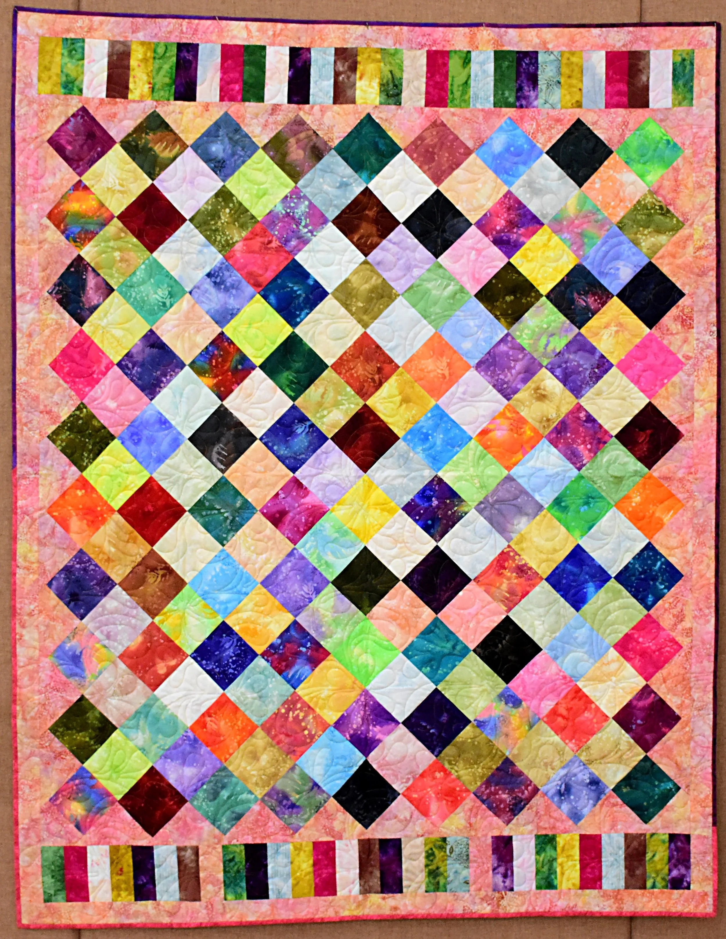 Harlequin, 60_ x 78_, Mary Wenger