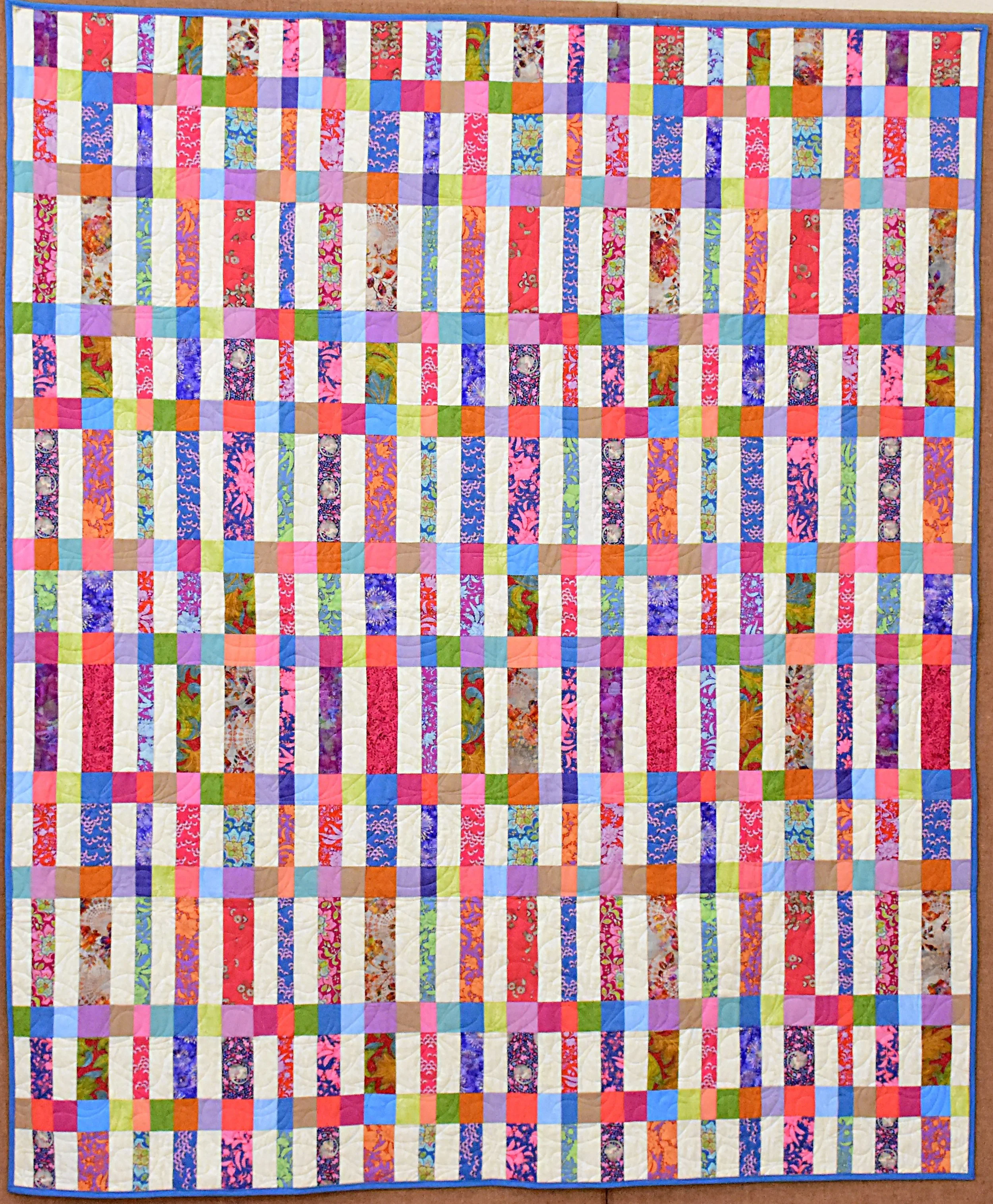 Summer Plaids, 65_ x 78_, Alison Nelson