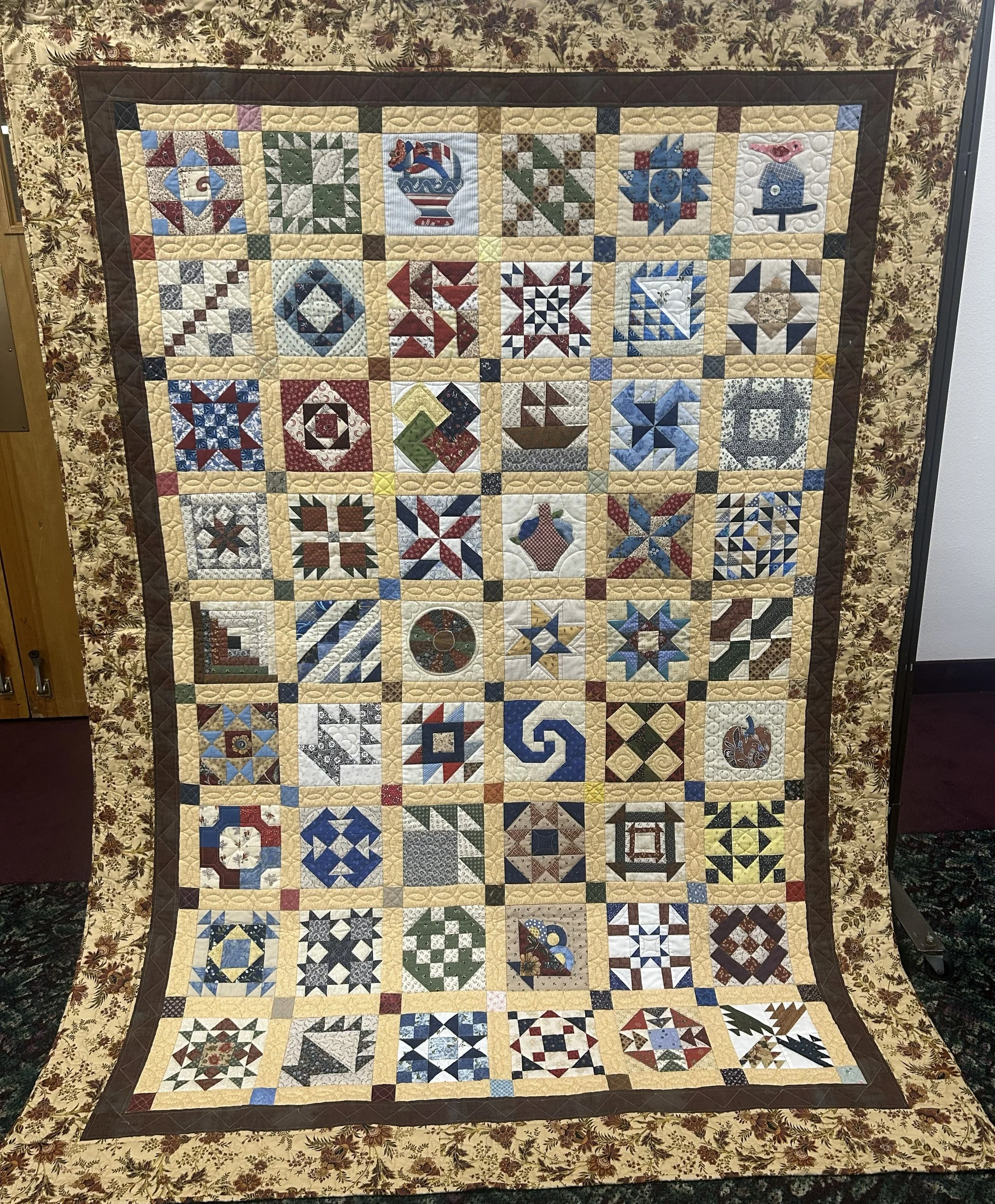 Sew Much Sampler, 60” x 82”, Janine Butler, Live Auction