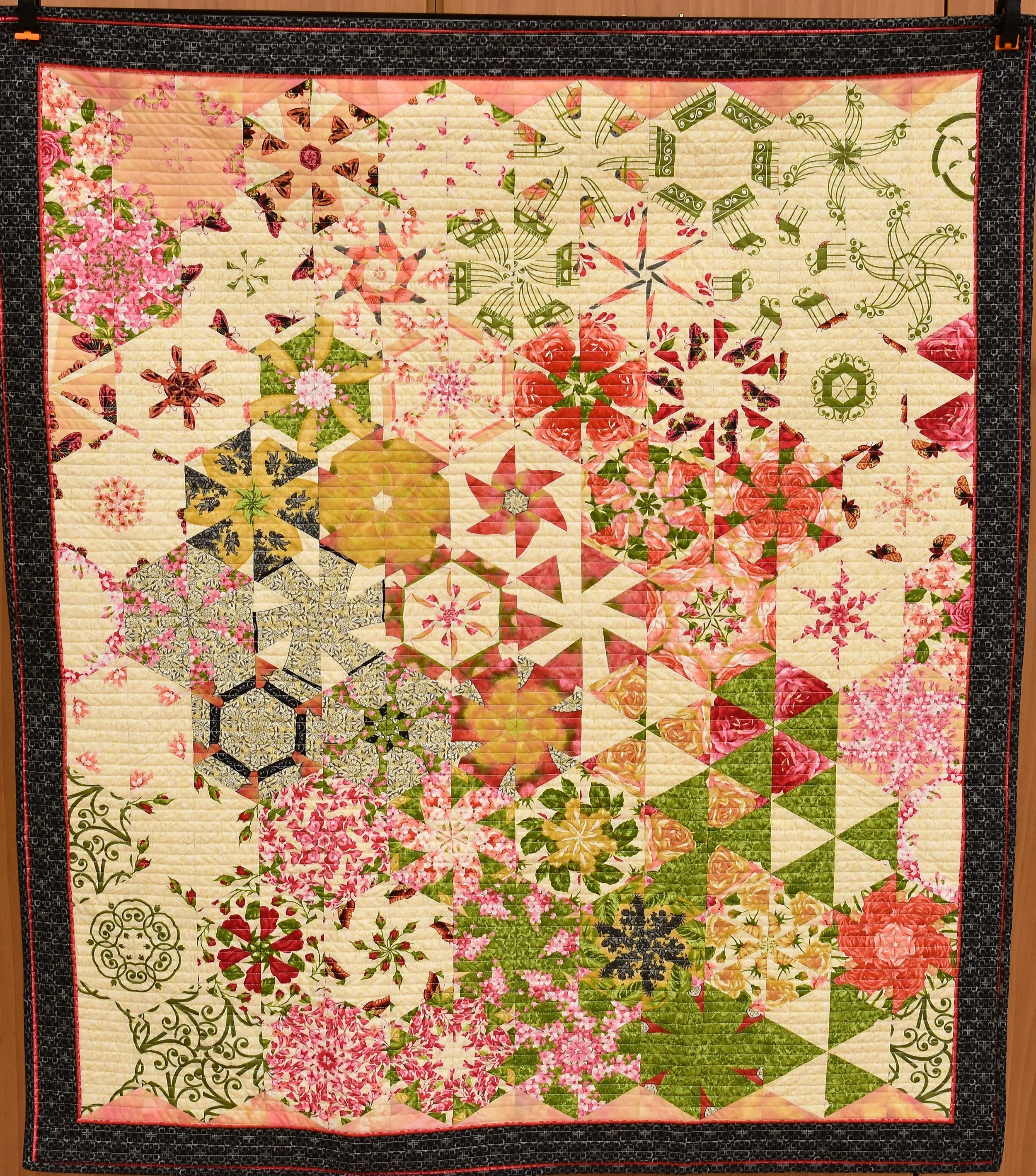 Beauty, 43” x 49”, Mary Wenger, Online Auction
