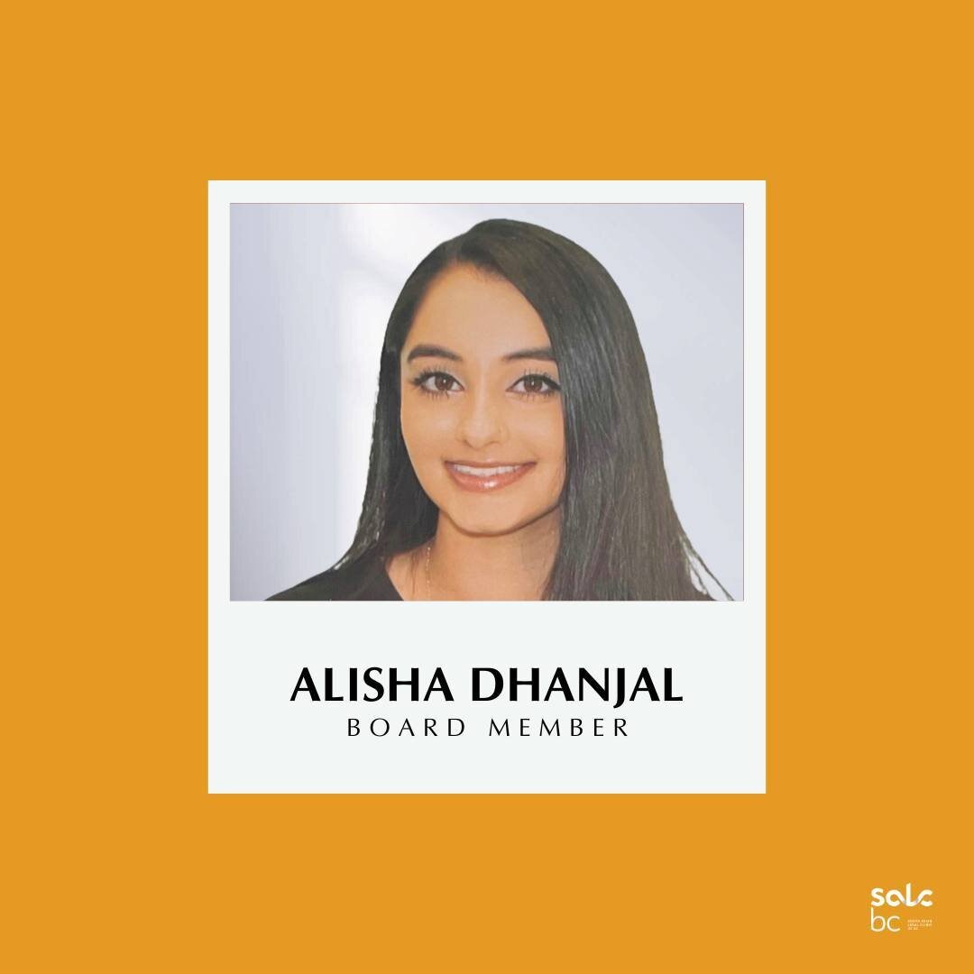 Meet another exceptional lawyer sitting on the SALCBC board, Alisha! She is a lawyer at PwC Law LLP, practicing primarily tax litigation and dispute resolution. She volunteered with Pro Bono Students Canada, the South Asian Law Students' Association,