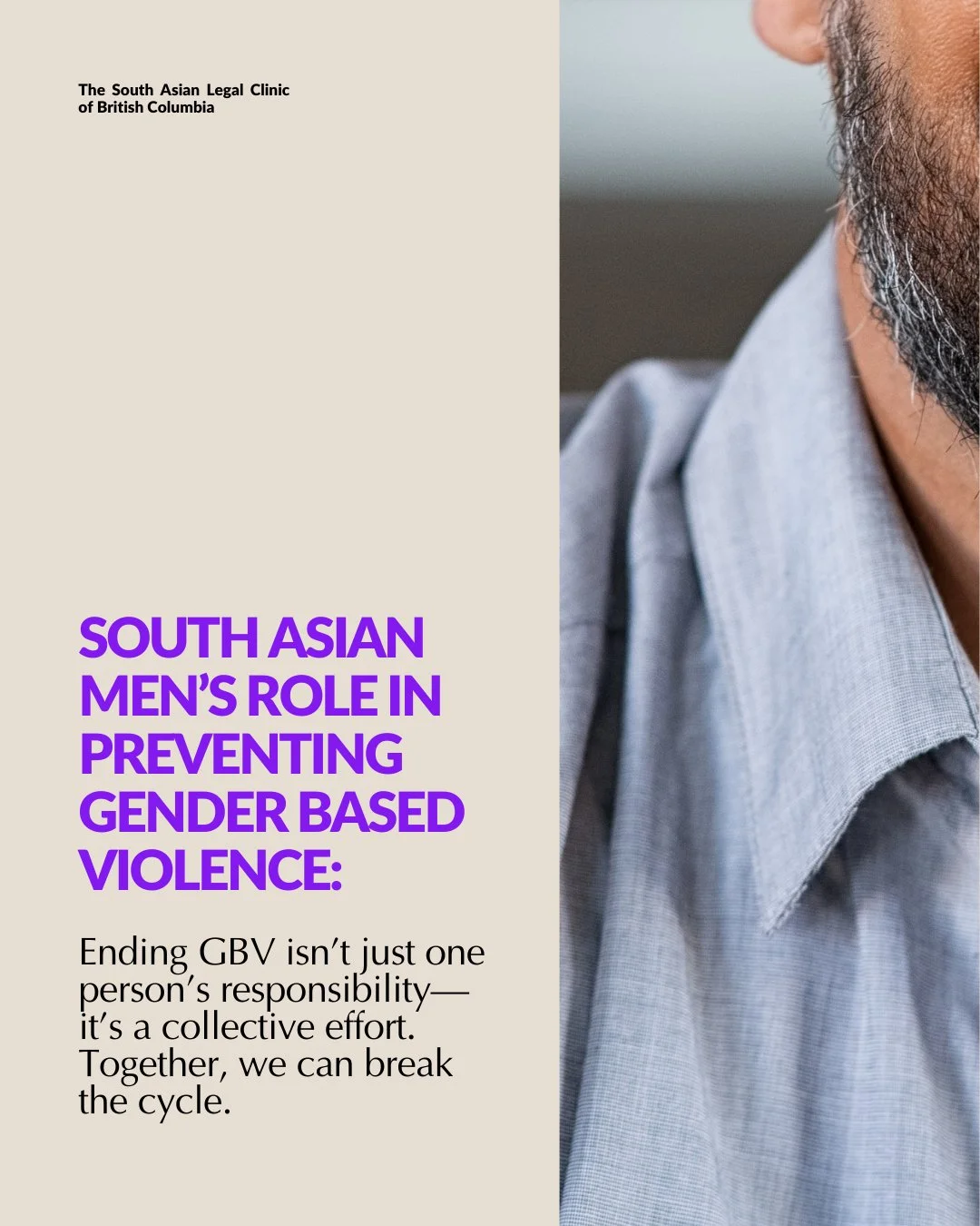 Men, especially elders and community leaders, hold powerful roles and can:⁠
⁠
➡️ Lead by example⁠
➡️ Take accountability⁠
➡️ Challenge harmful norms⁠
➡️ Call out toxic behaviours⁠
➡️ Stand in solidarity with survivors⁠
⁠
South Asian women have long s