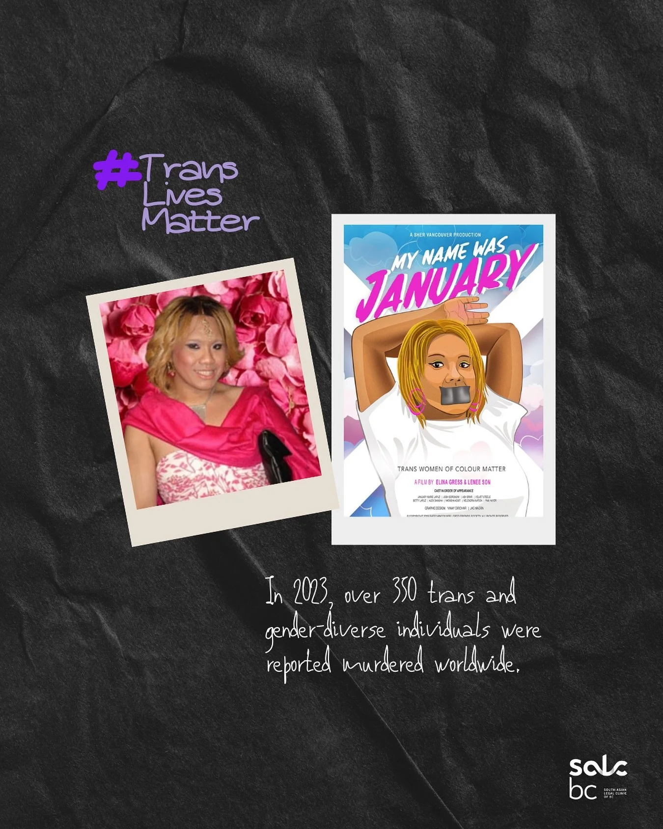 In 2023, over 350 trans and gender-diverse individuals were reported murdered worldwide, according to the Trans Murder Monitoring Project. Trans and gender-diverse individuals continue to face disproportionate rates of violence globally. 

💜Honourin