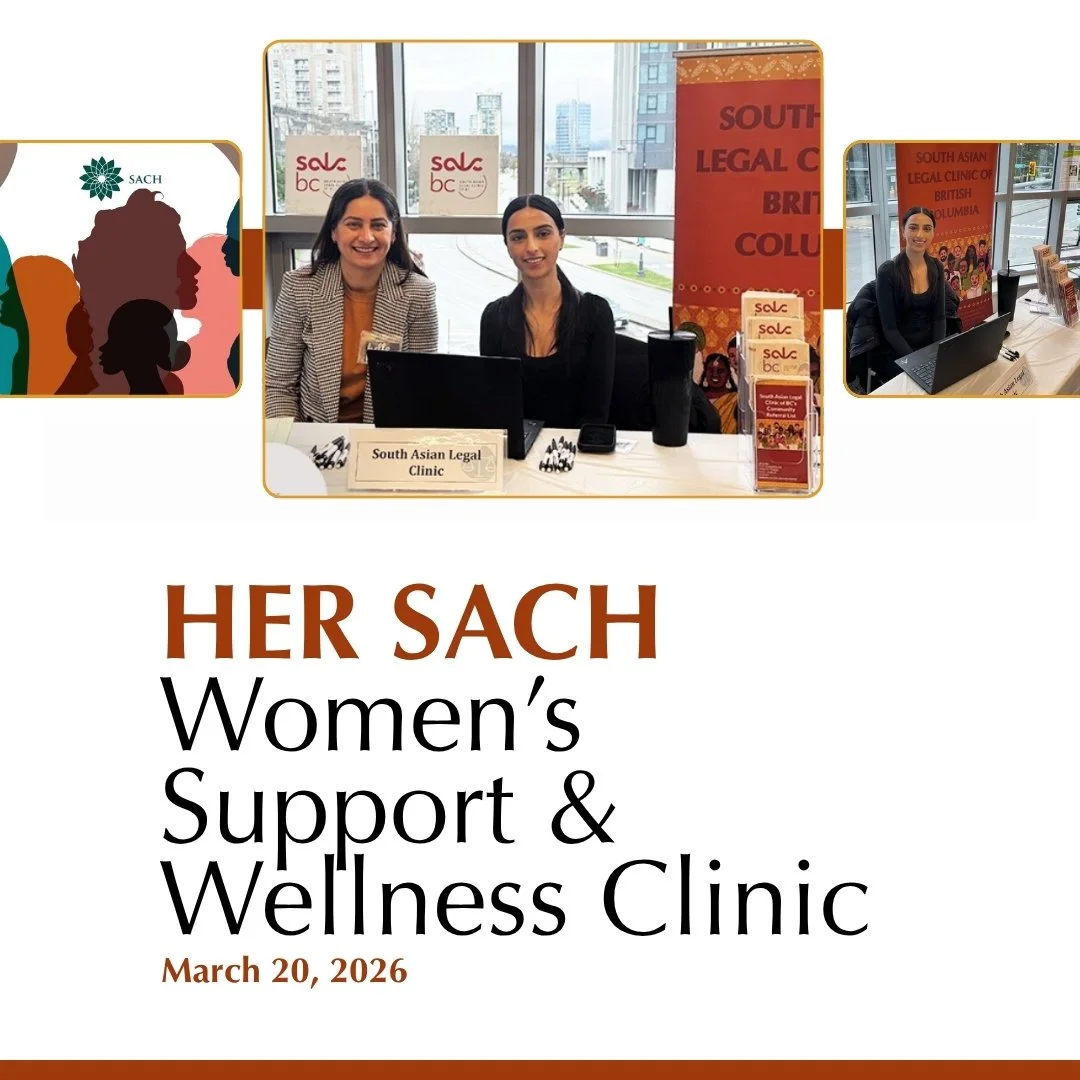 SALCBC Partners with SACH BC for the Second Annual HerSACH Women’s Support and Wellness Clinic