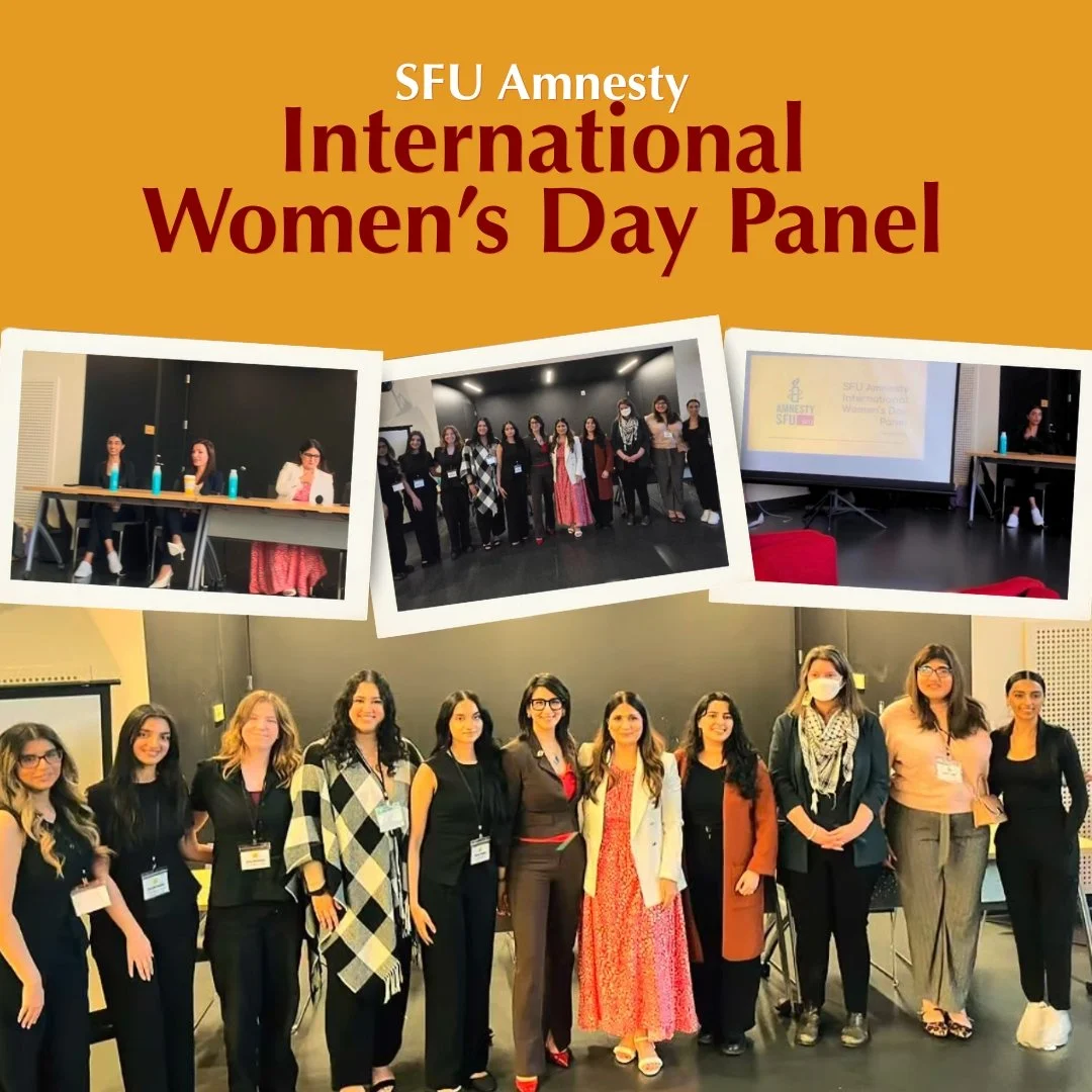SALCBC’s Avneet Sidhu Featured as Panelist at SFU Amnesty International Women’s Day Event