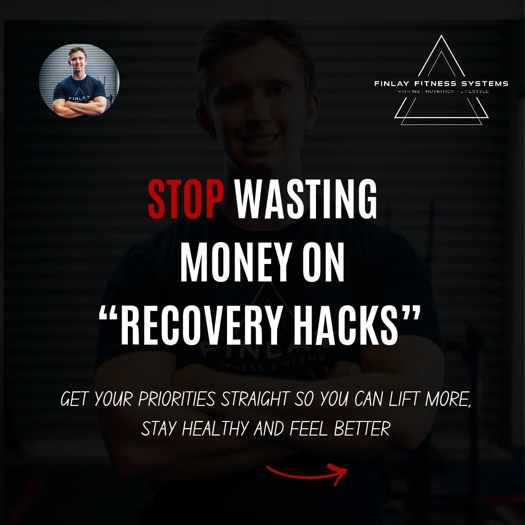 Stop wasting money on recovery hacks that promise more than they deliver.

Ice baths, massage guns, saunas, red light therapy and all the other shiny tools get marketed as the answer to soreness, fatigue, and slow progress.

But the reality is simple