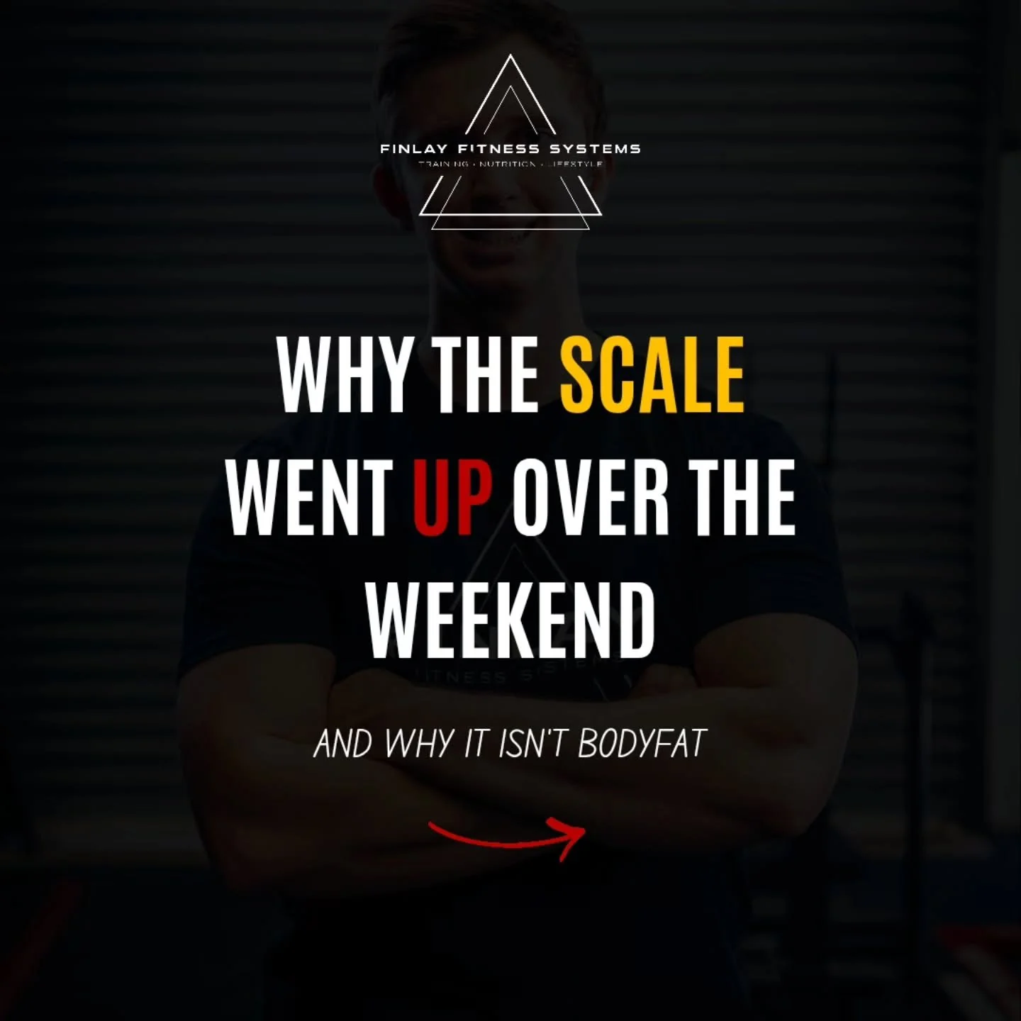 If the scale jumped up after the weekend, relax. It is probably not body fat.

When you eat more food, especially carbs and salty meals, your body holds more water.

That alone can shift the scale by a surprising amount. It is not physically possible