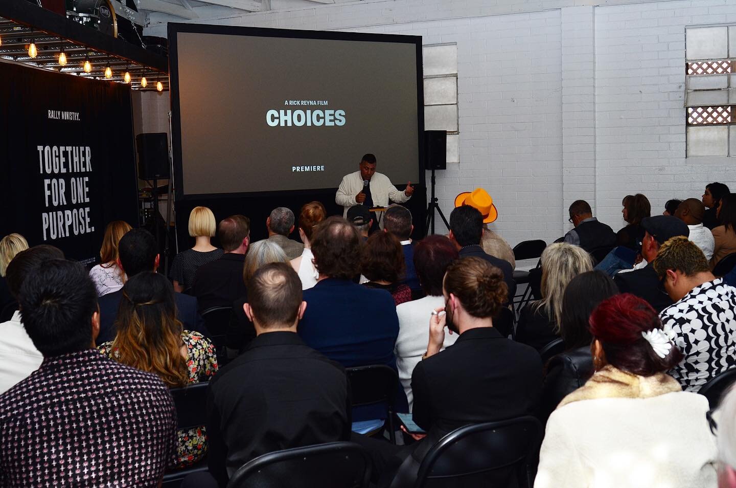 On May 1st, we had the opportunity to host the premiere for Choices. During that premiere, we got to share our heart when it comes to this short film, as well as the vision for Rally Ministry. What a night we had! We are so thankful for those who cam