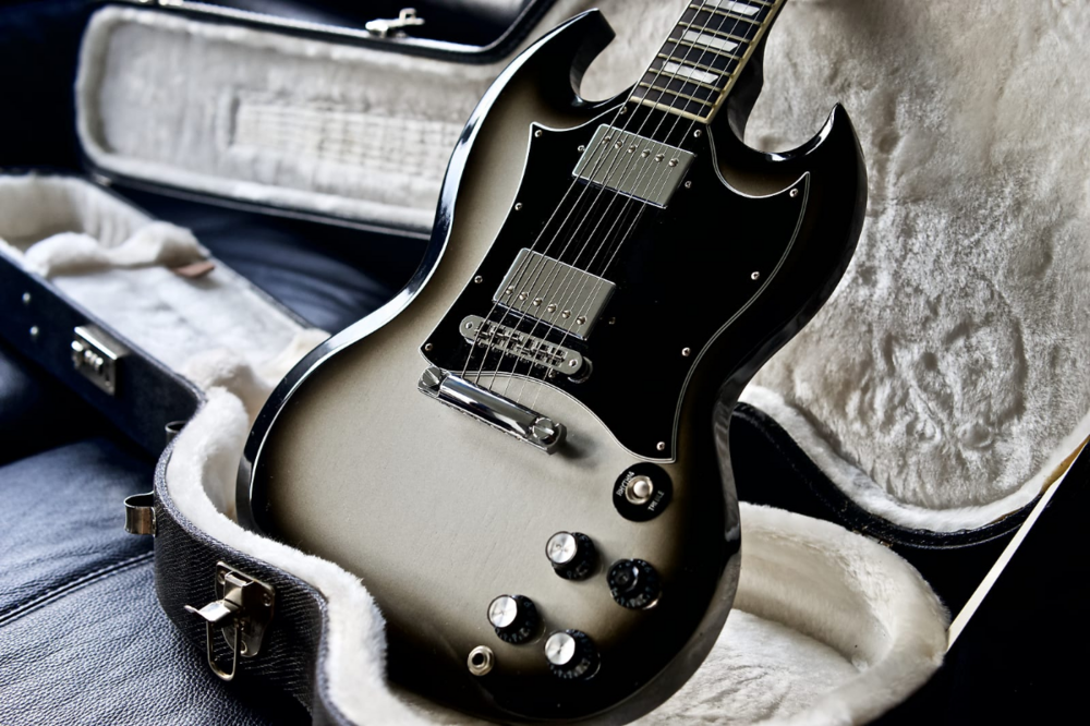 SG Standard Exclusive 2007 Silverburst Guitar w Stainless Steel frets w ball ends, Nashville bridge, Bone nut