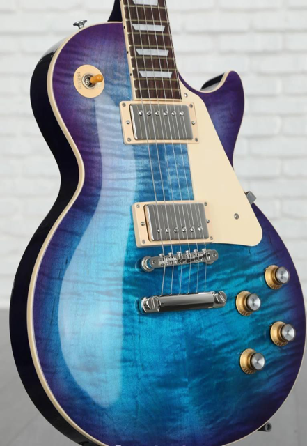 Vintage Standard Purple Rain Electric Guitar, w Stainless Steel Frets w ball end, ABR-1 bridge, Nitro finish