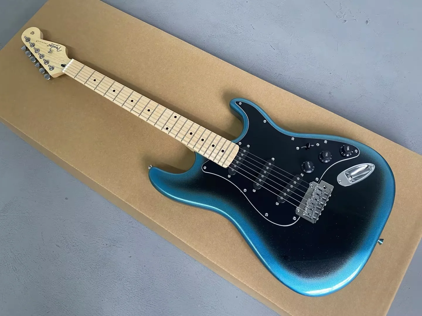 Dark Night Strats Electric Guitar w Maple fingerboard
