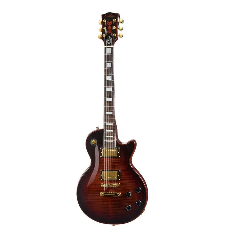 Chill Cat MOD SHOP Collection Bat Edition Vintage Orange Widow Electric Guitar