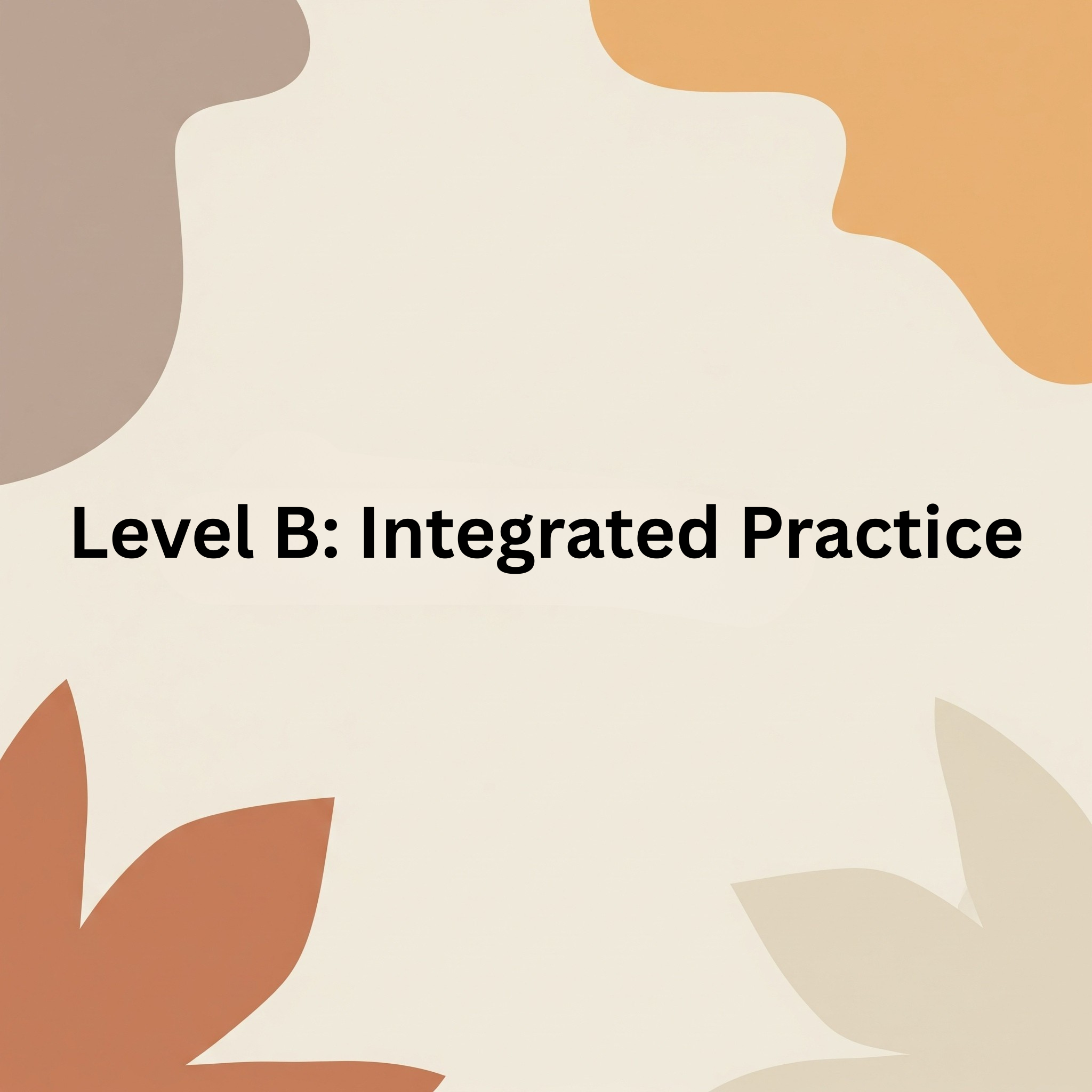 Level B-Fall Early Registration