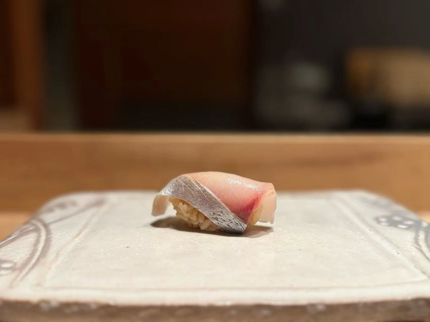 Shima Aji, striped jack, pure and in our style.
Clean, elegant, and naturally expressive, this is a piece that lets the true beauty of the fish speak for itself. No excess&mdash;just balance, precision, and flavor.

#TanchoOmakase #CastroValleyEats #
