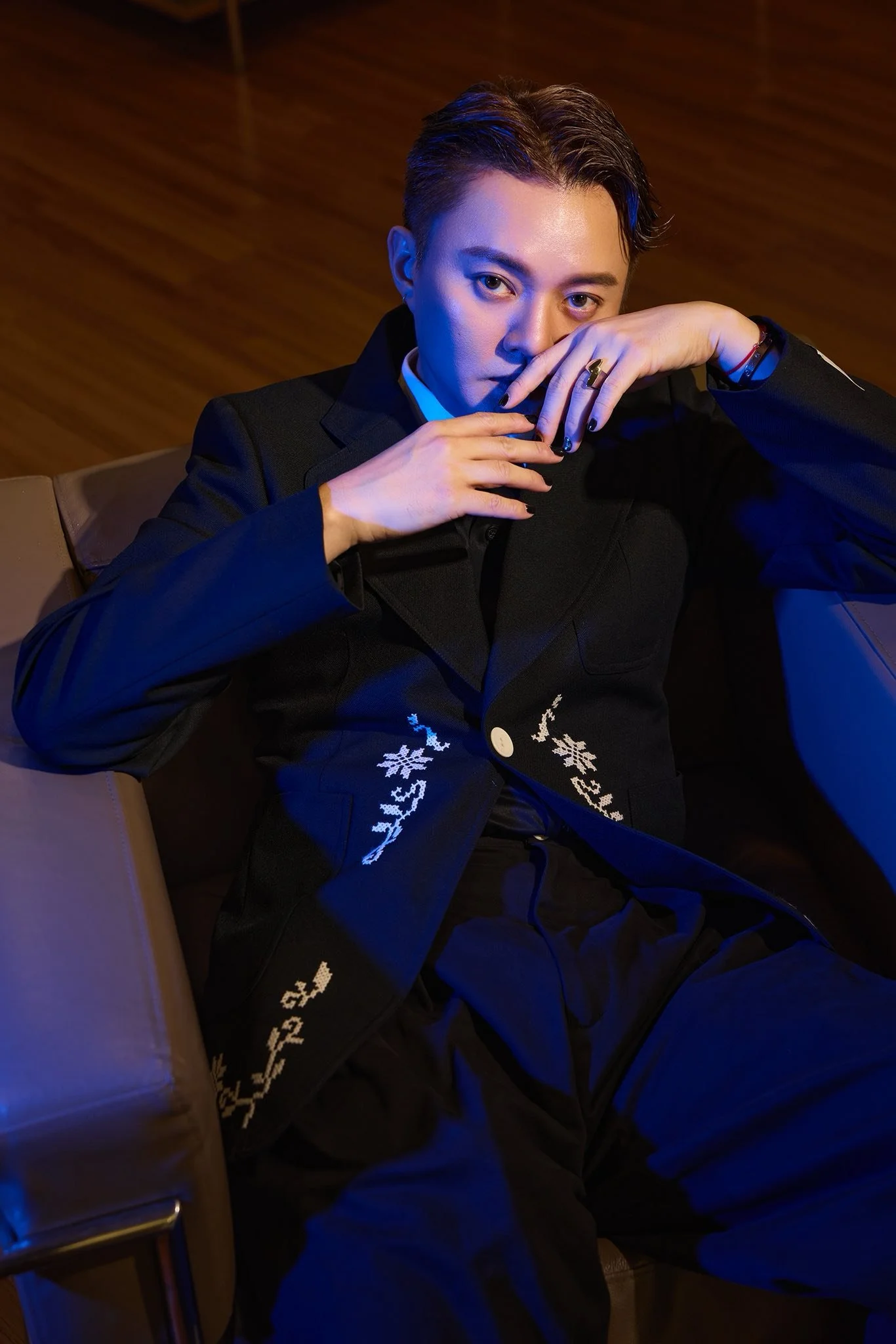 Henry Hsu wearing Basil Ring