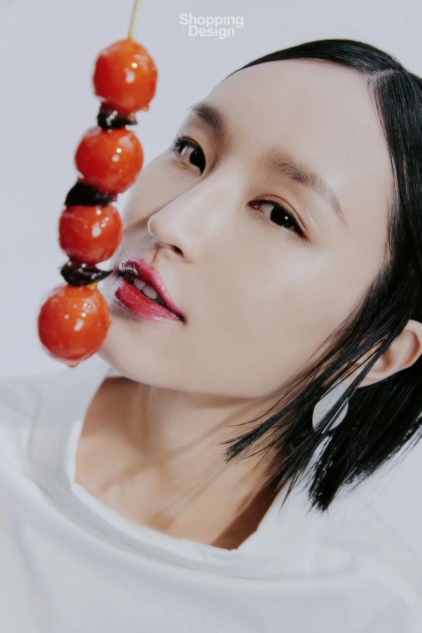 Fran Chen wearing all jewelry by cXc in Shopping Design Issue 138