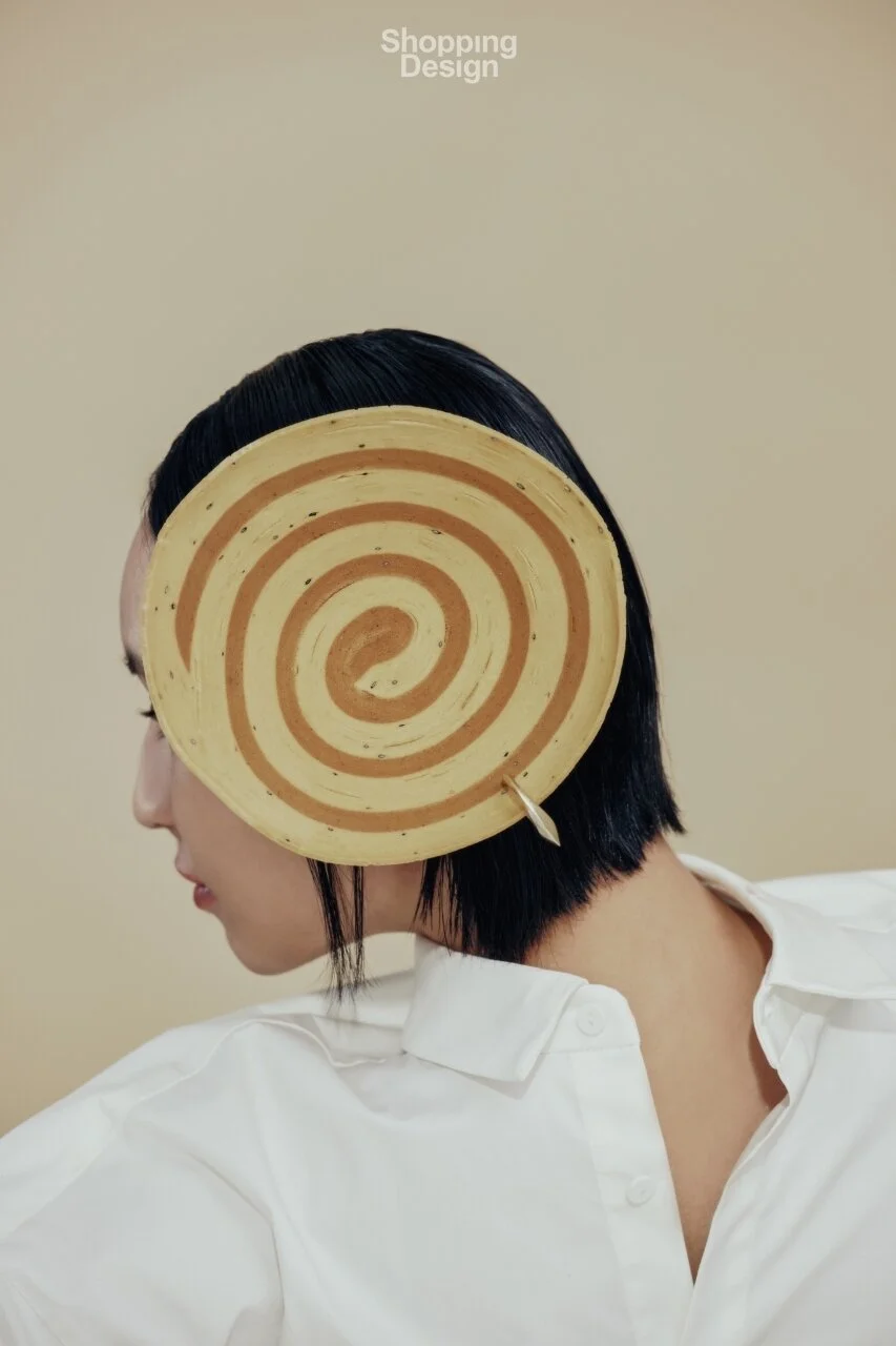 Fran Chen wearing all jewelry by cXc in Shopping Design Issue 138