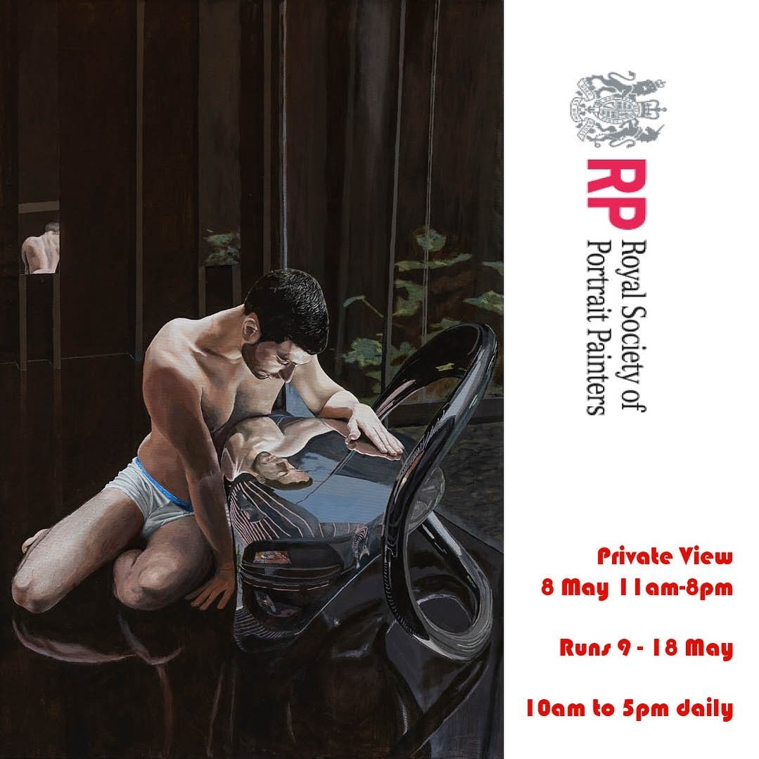 My Narcissus painting will be included in the @royalsocietyportraitpainters annual exhibition at @mallgalleries in Central London from 9th - 18th May. 
.
.
#portrait #painter #contemporaryart #oilpainting #londonart #artistsoninstagram #narcissus #tr