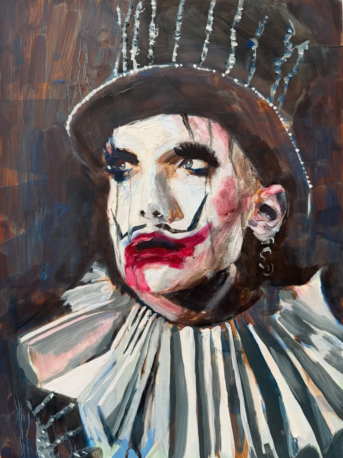 &ldquo;Charity Kase Study&rdquo;. Oil on board 12x18&rdquo;. Sketch for a larger portrait. #portraitpainting #oilpainting #rpdr