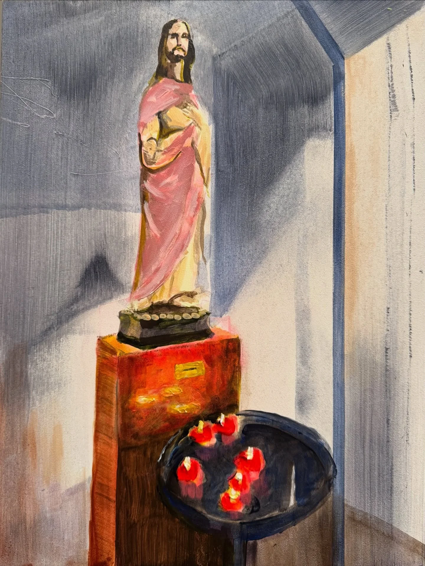 Ornate donation boxes.